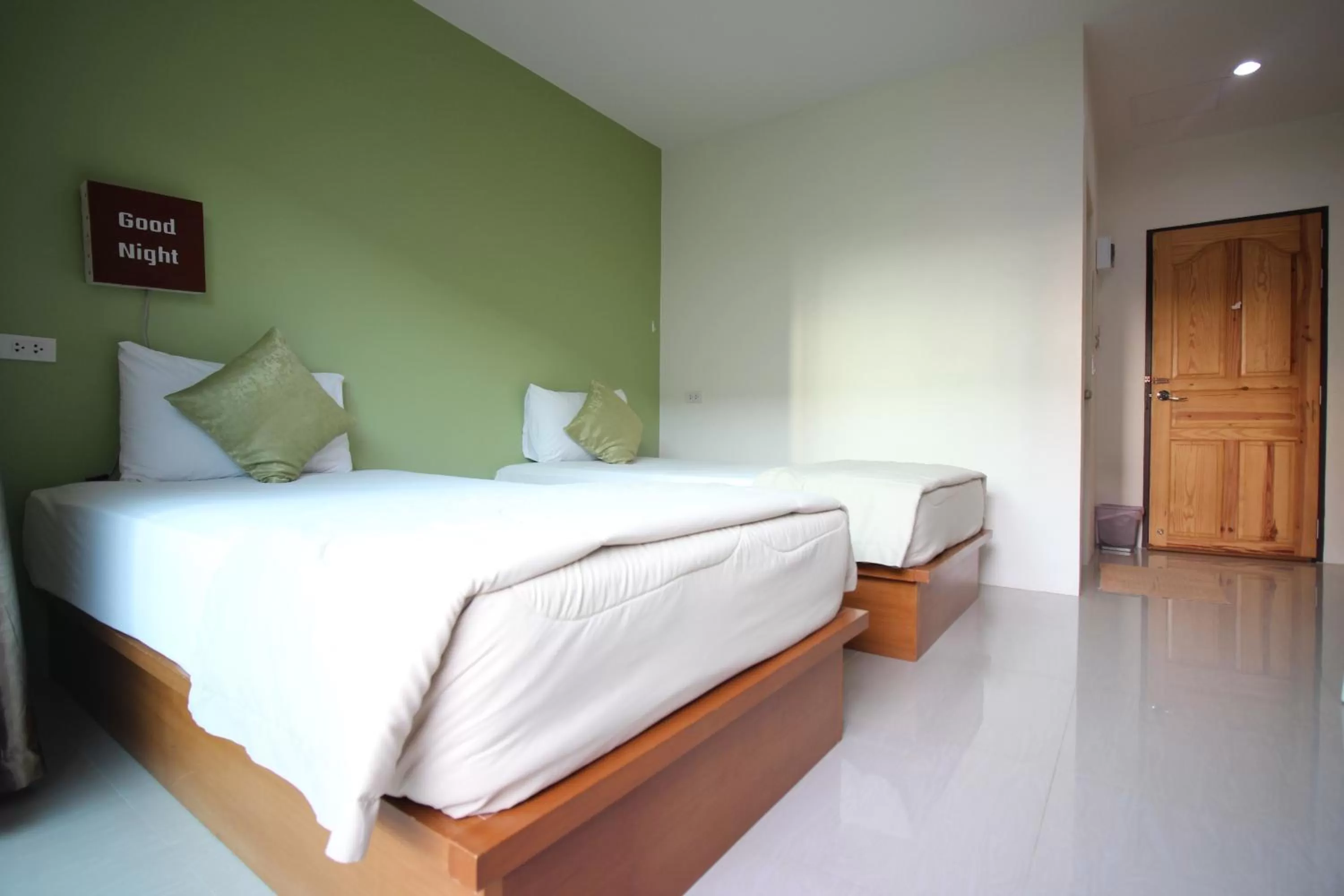 Bed in Green Apple Villa