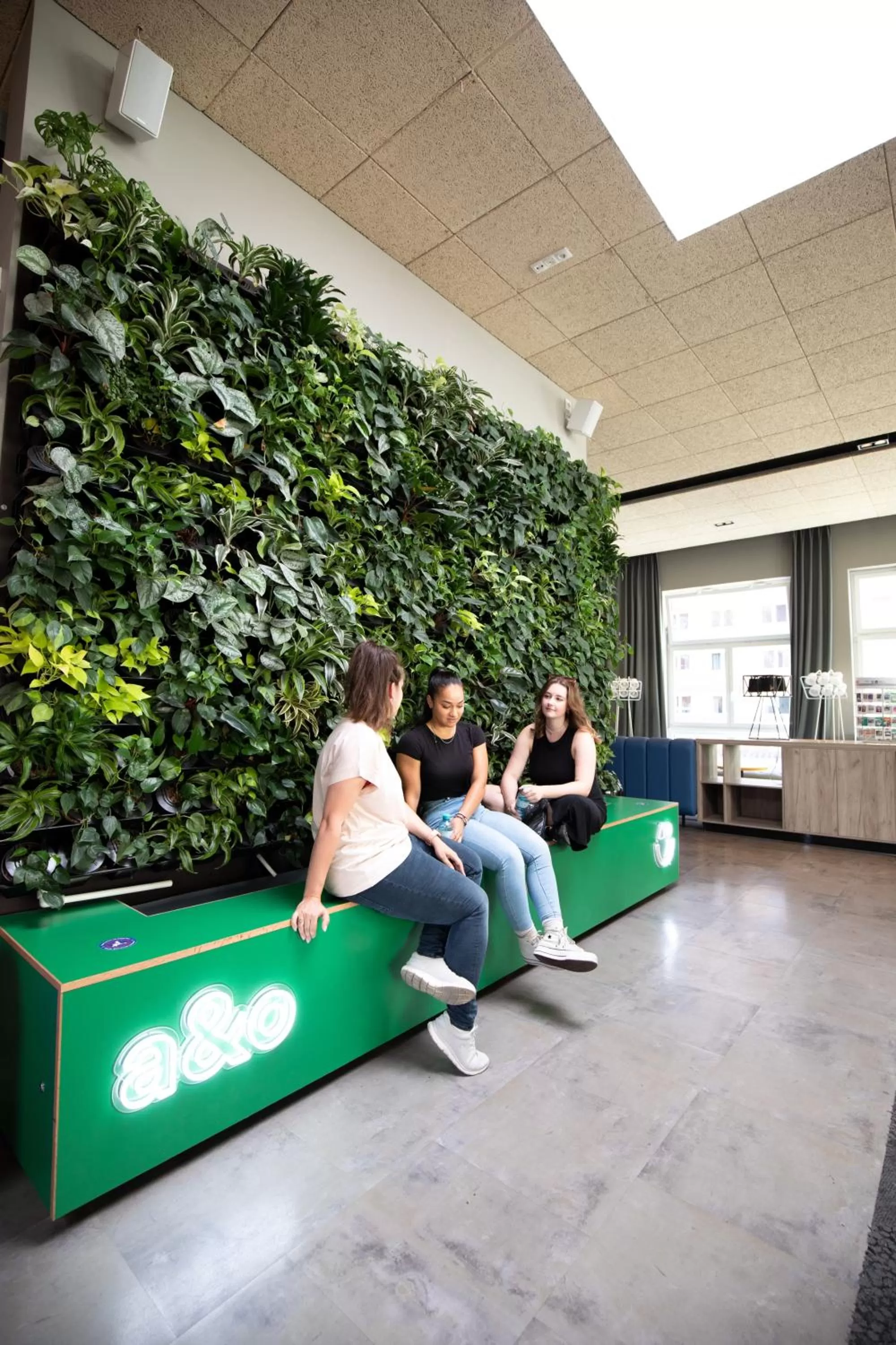 Lobby or reception in a&o Berlin Mitte