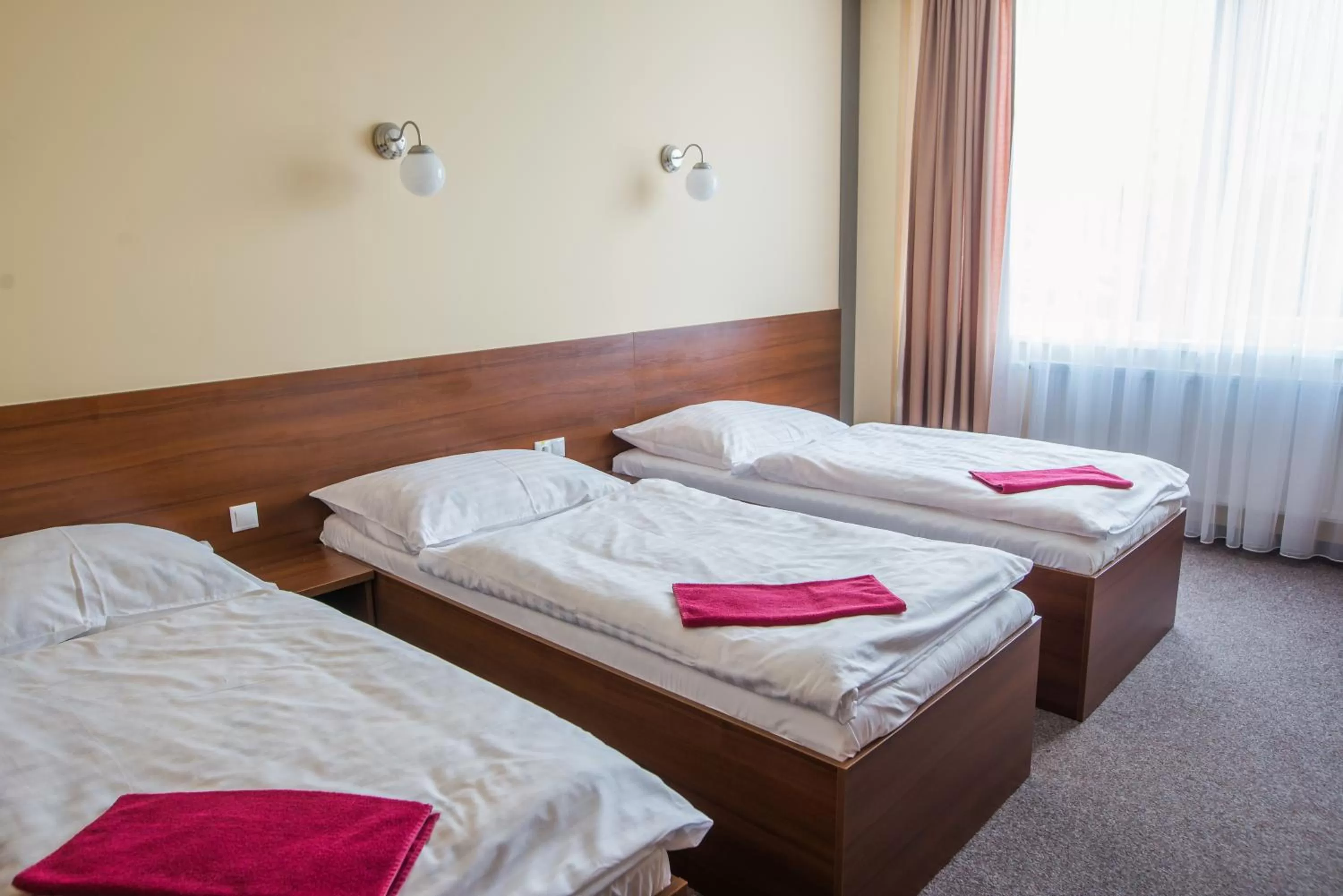 Photo of the whole room, Bed in City Hotel B&B, reception 24 7, 800m od-from R1, free parking