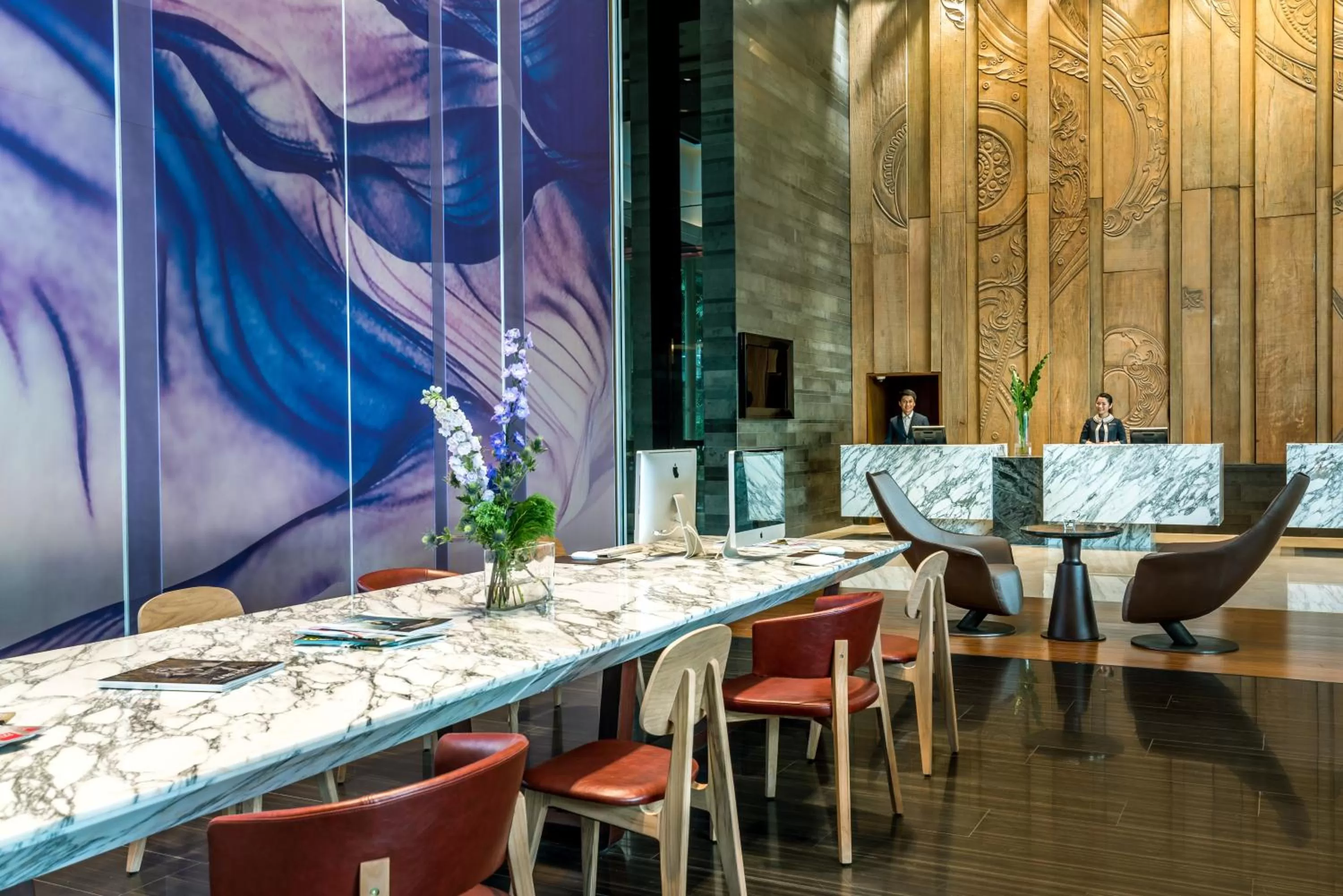 Lobby or reception in Pullman Bangkok King Power