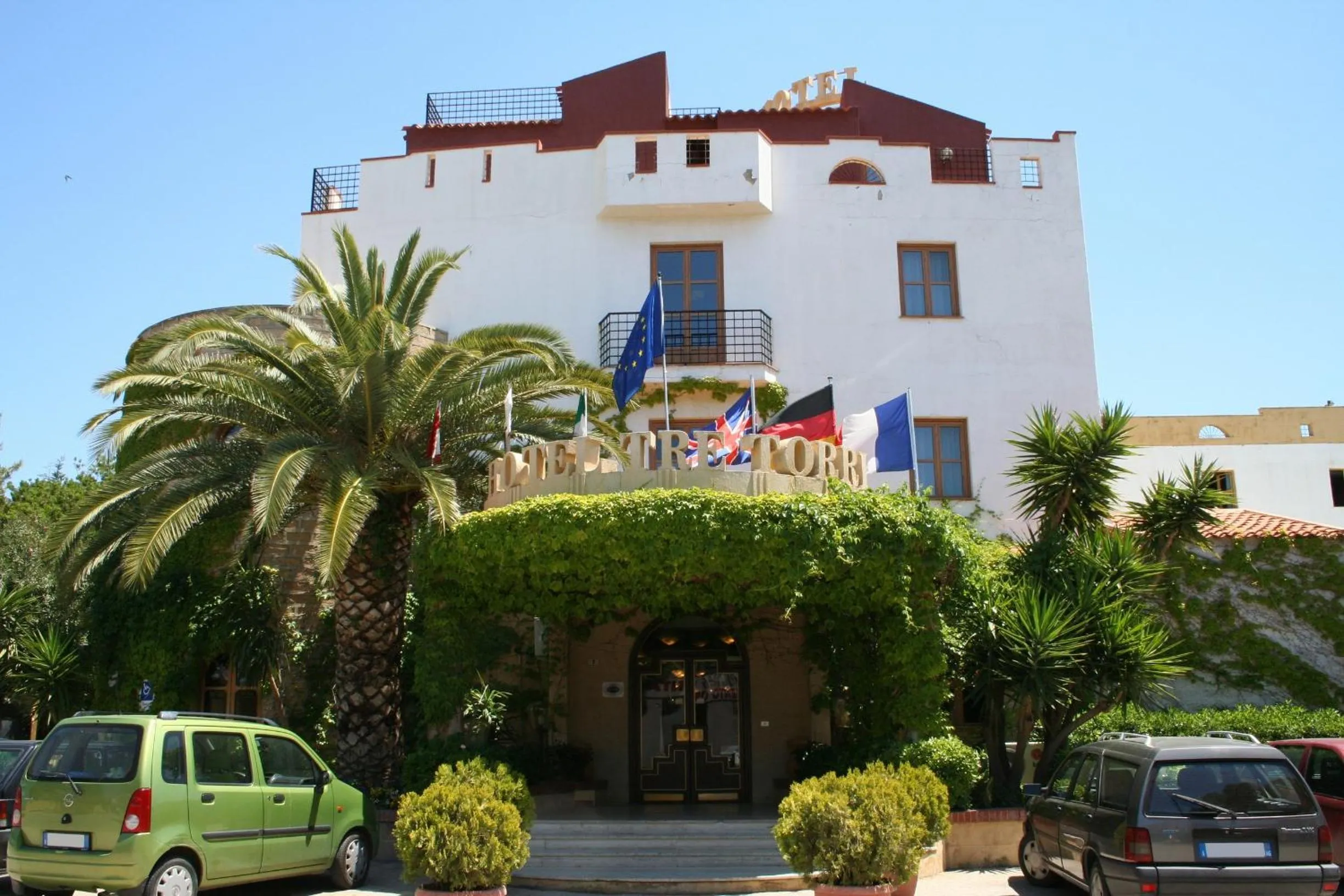 Facade/entrance in Hotel Tre Torri