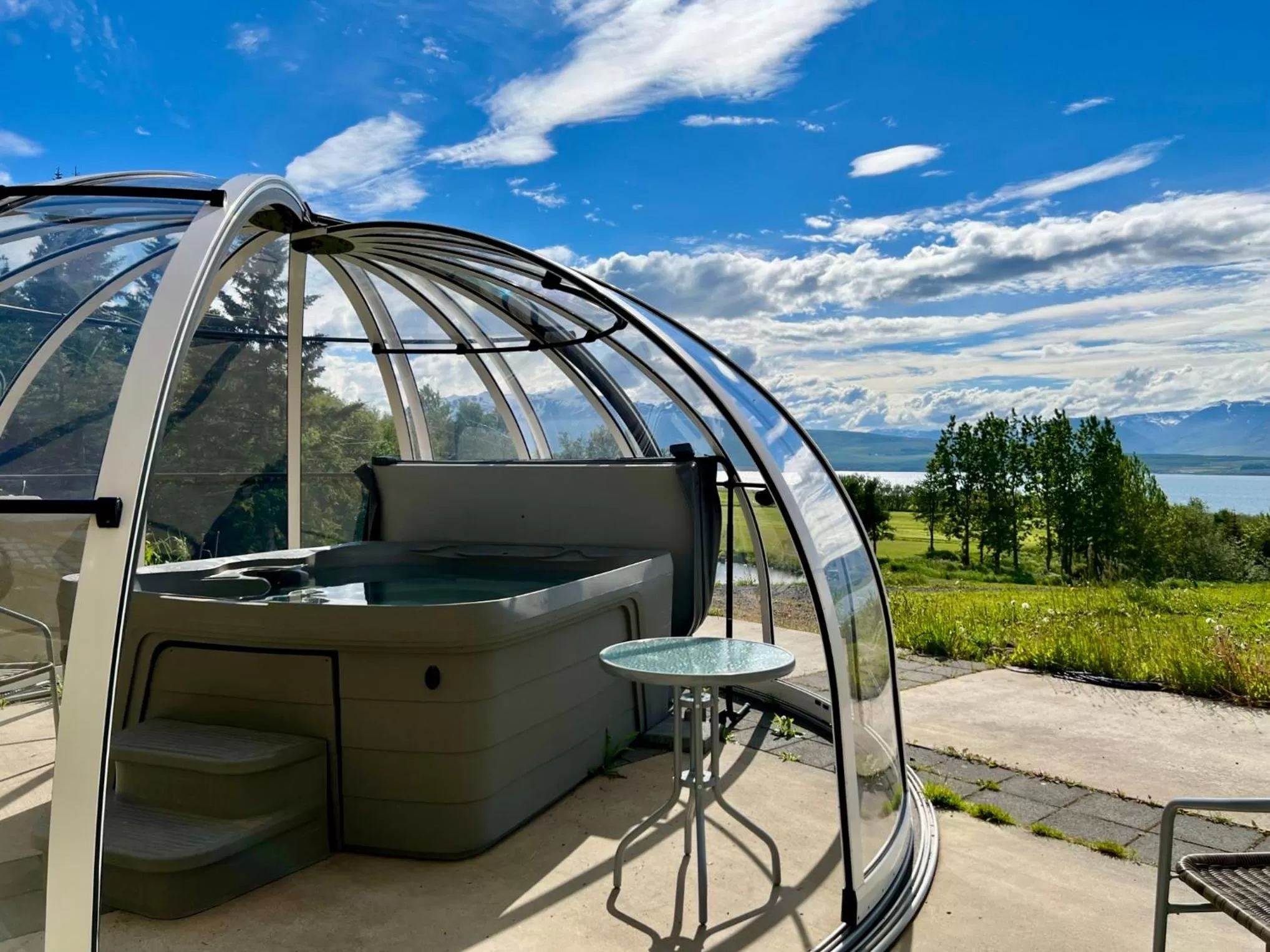 Patio in Hotel Natur Akureyri