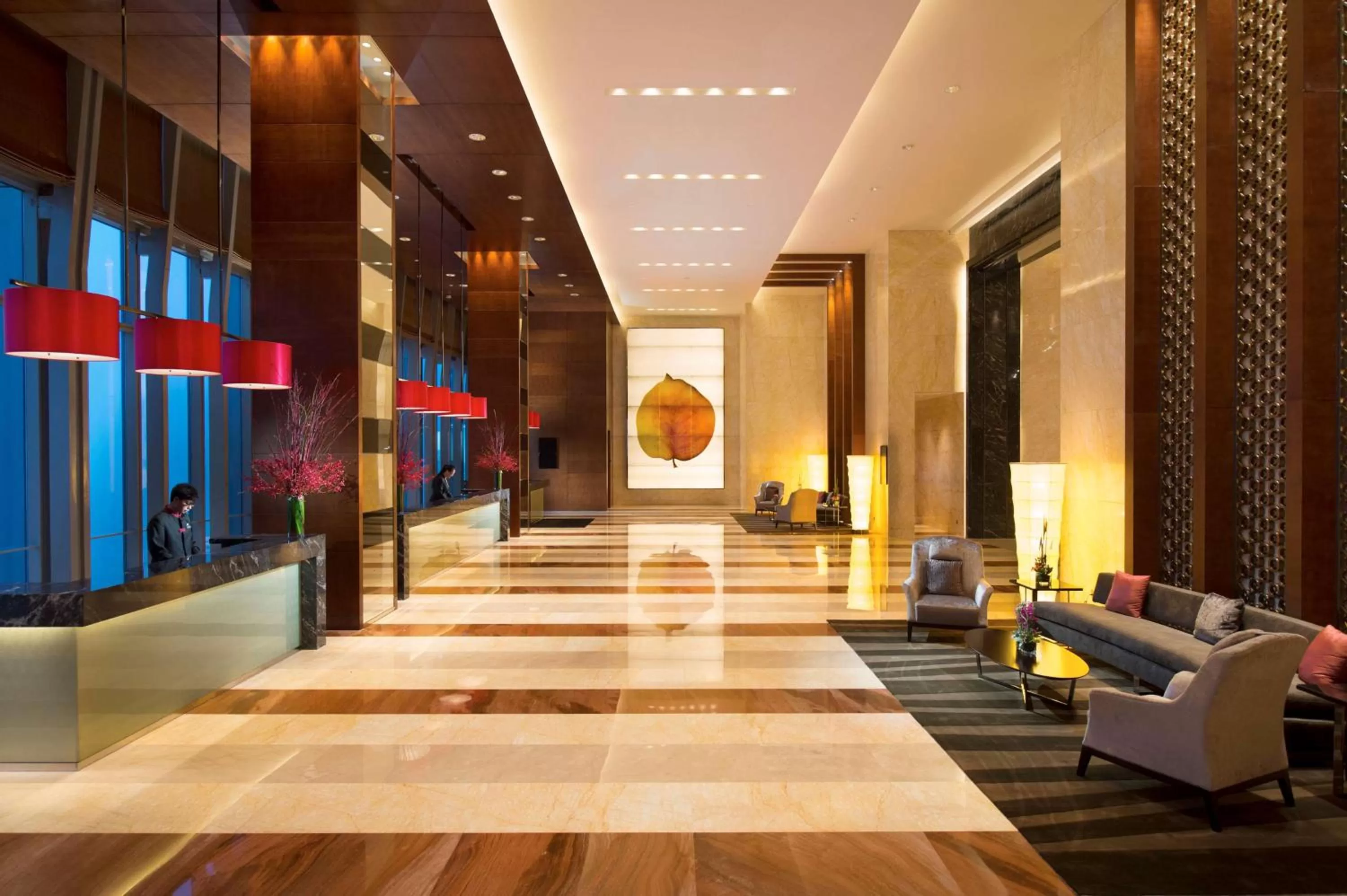 Lobby or reception in Hilton Shijiazhuang