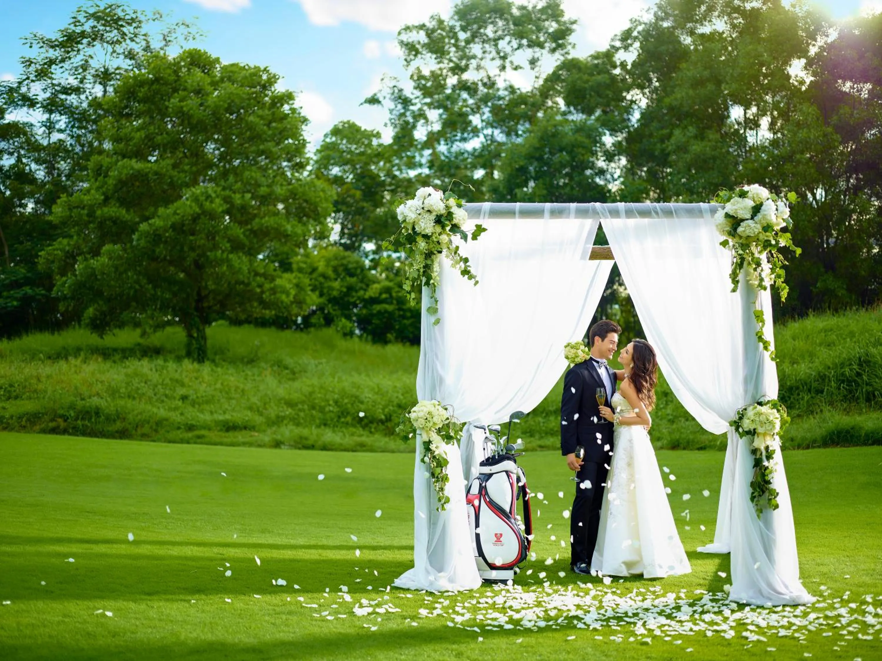 Facade/entrance in Mission Hills Hotel Resorts Dongguan