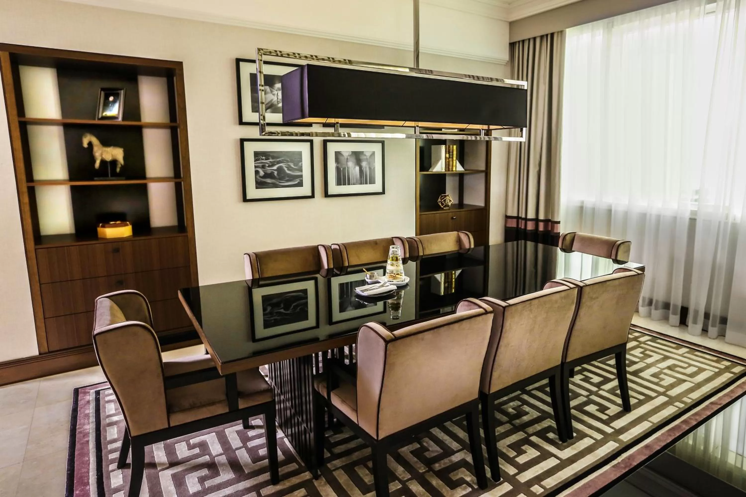 Dining area in Al Maha Arjaan by Rotana