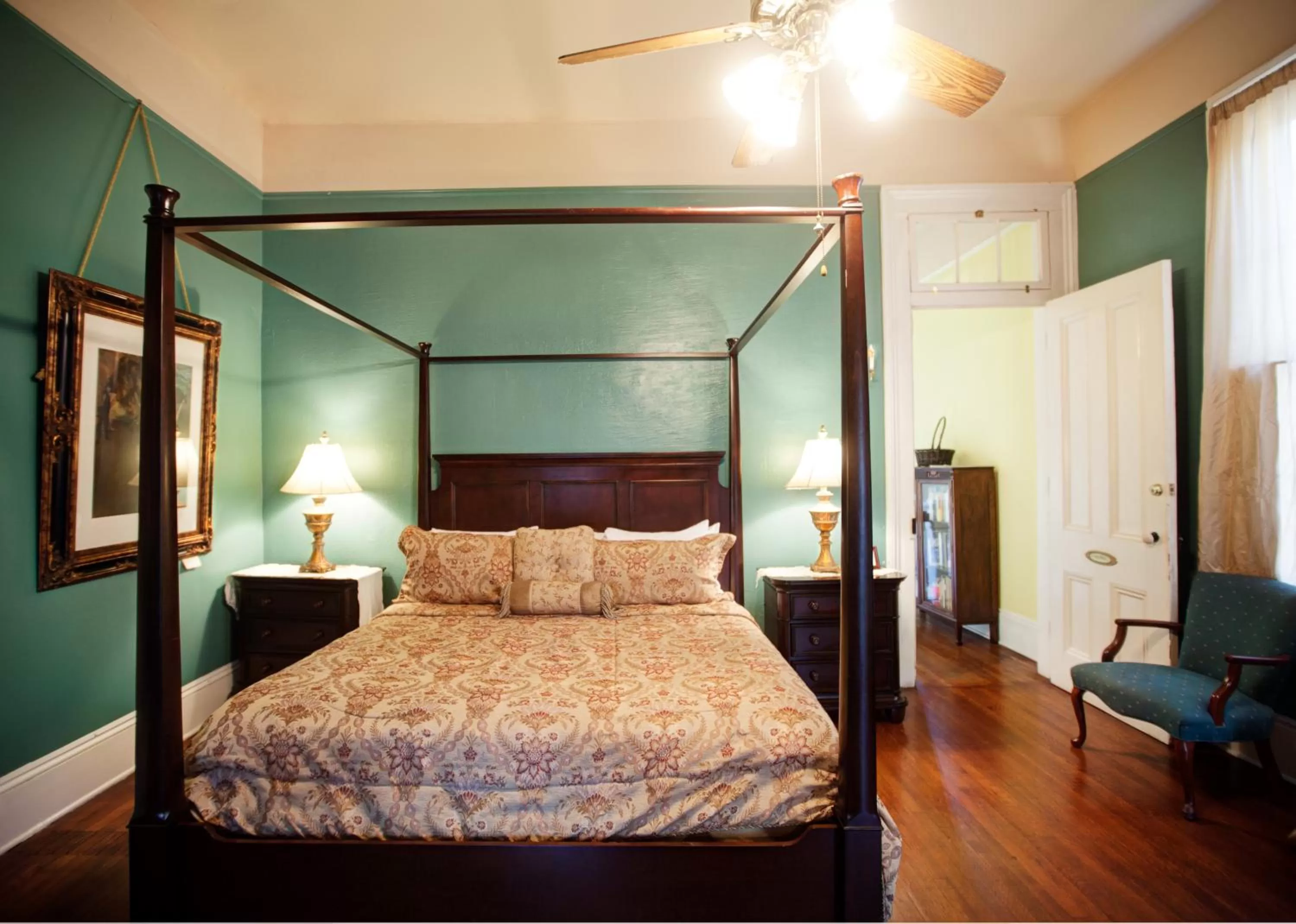 Photo of the whole room, Bed in Edgar Degas House Historic Home and Museum