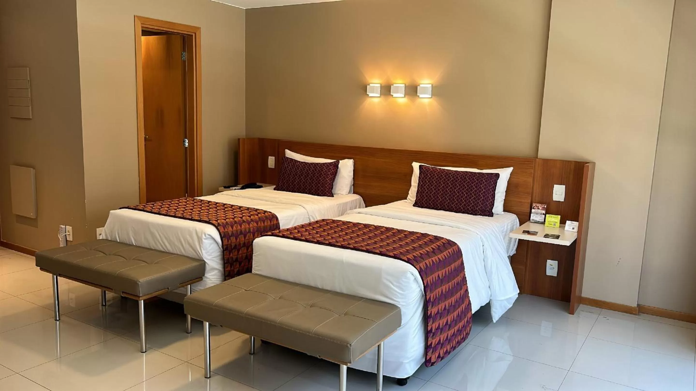 Bed in Jade Hotel Brasília