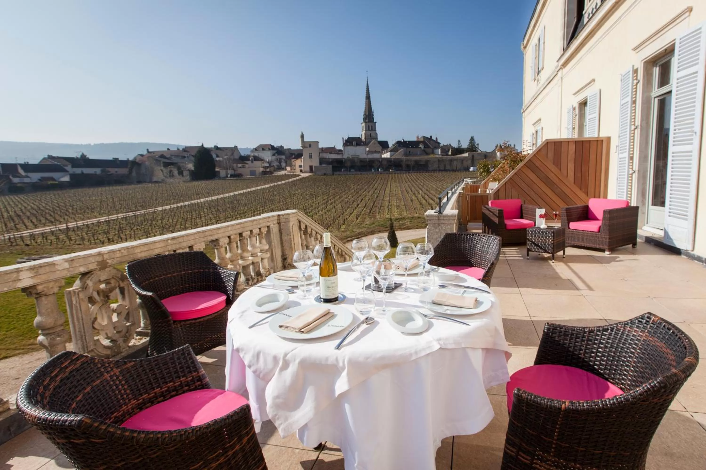 Balcony/Terrace in Château & Spa de la Cueillette