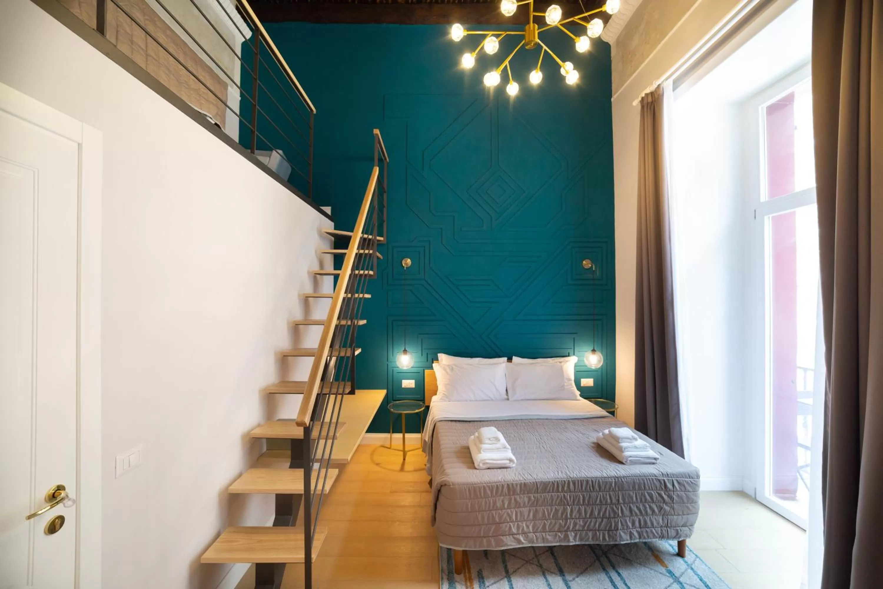 Bed in The Duomo House by House In Naples