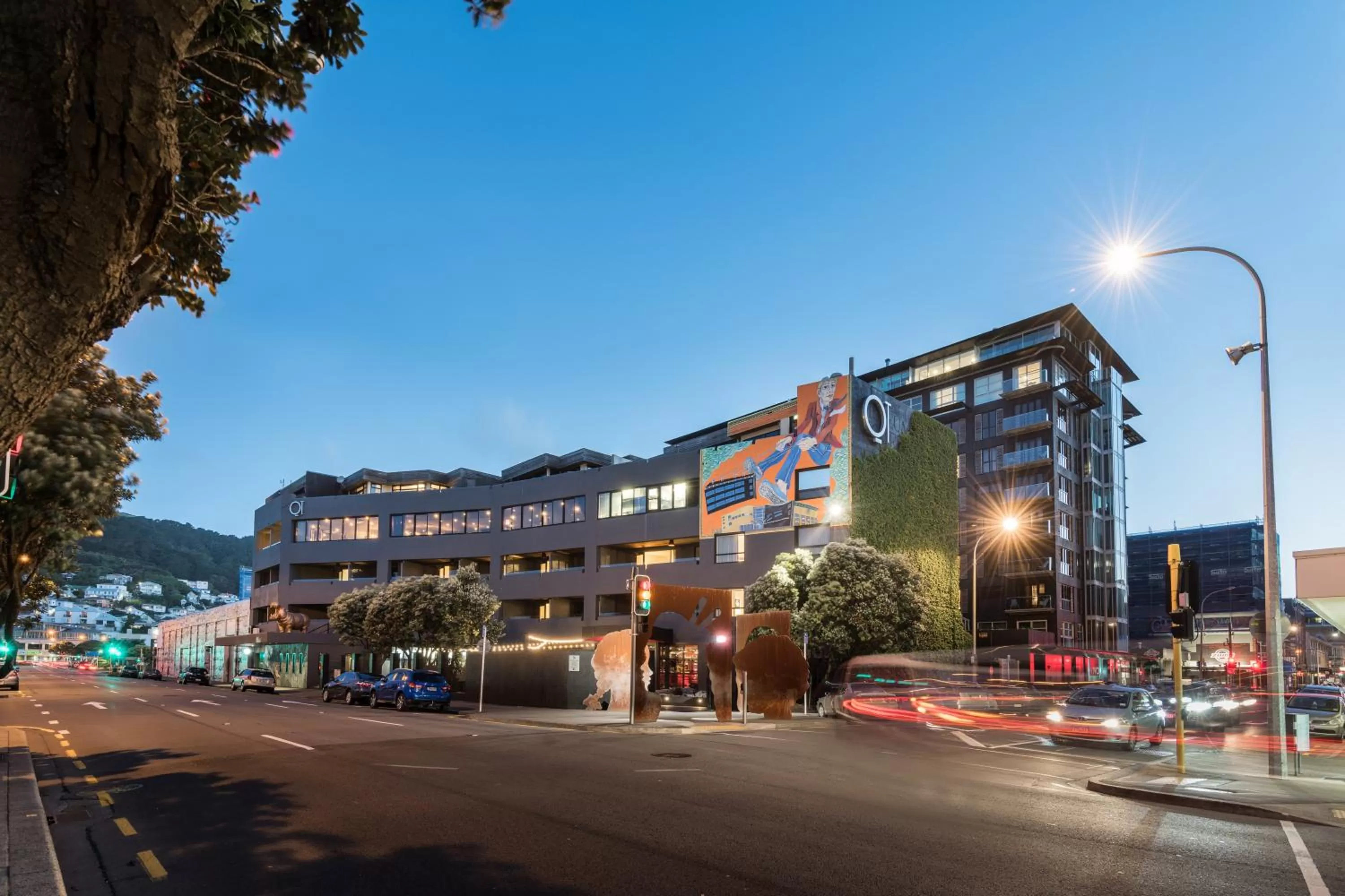 Facade/entrance in QT Wellington