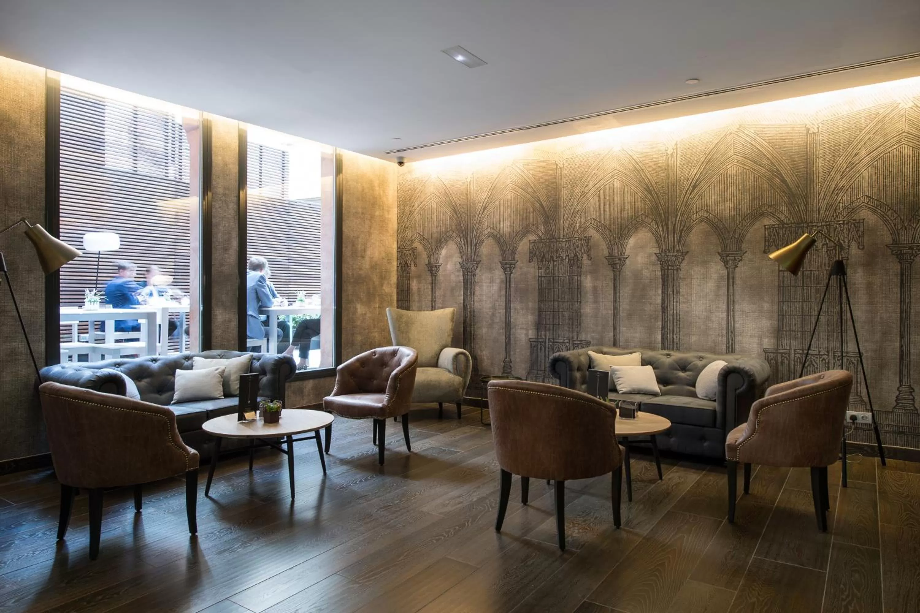 Lobby or reception in Catalonia Catedral