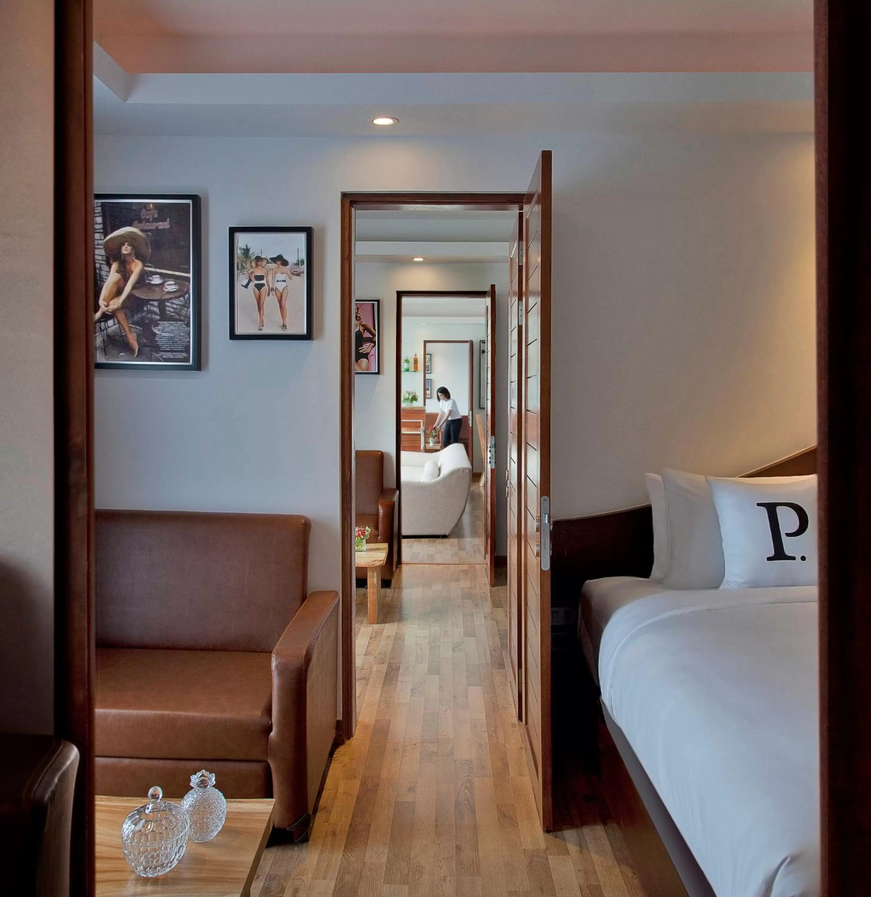 Bed in The Privilege Hotel Ezra Beach Club