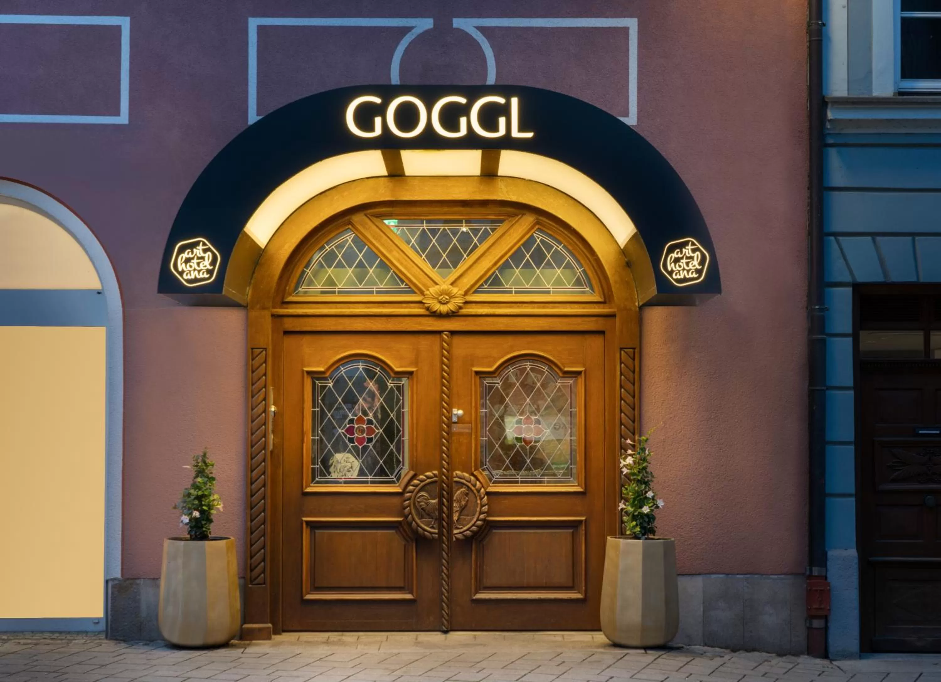 Facade/entrance in Arthotel ANA Goggl