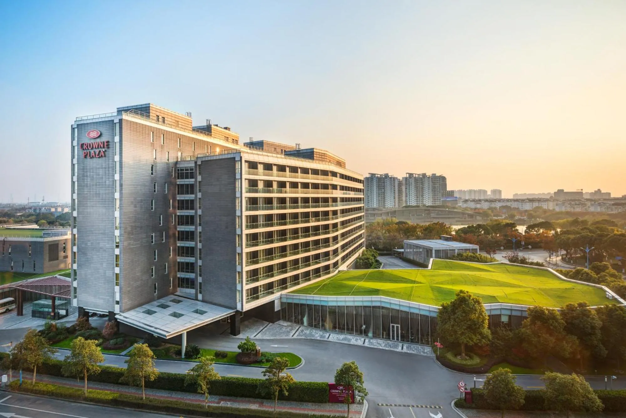 Property building in Crowne Plaza Shanghai Xiayang Lake by IHG