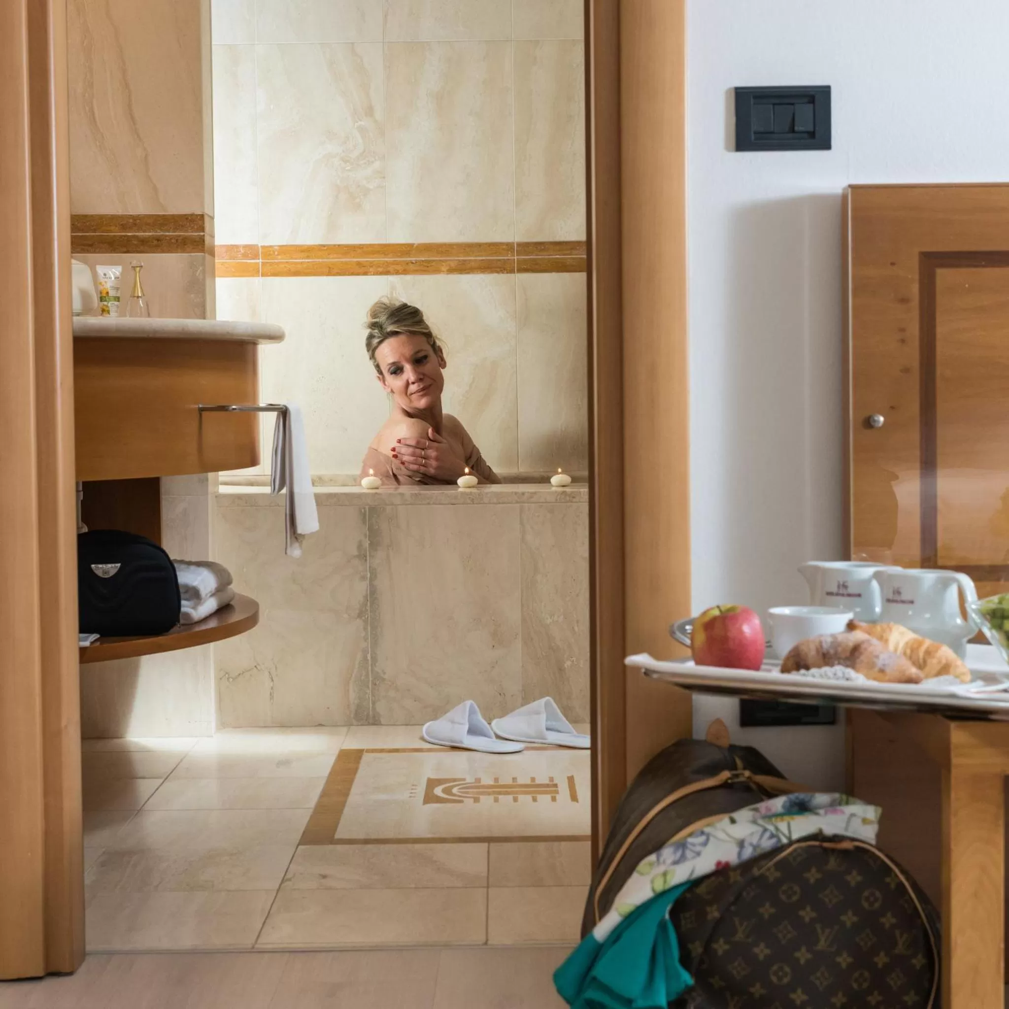 Bathroom in Hotel Royal Falcone