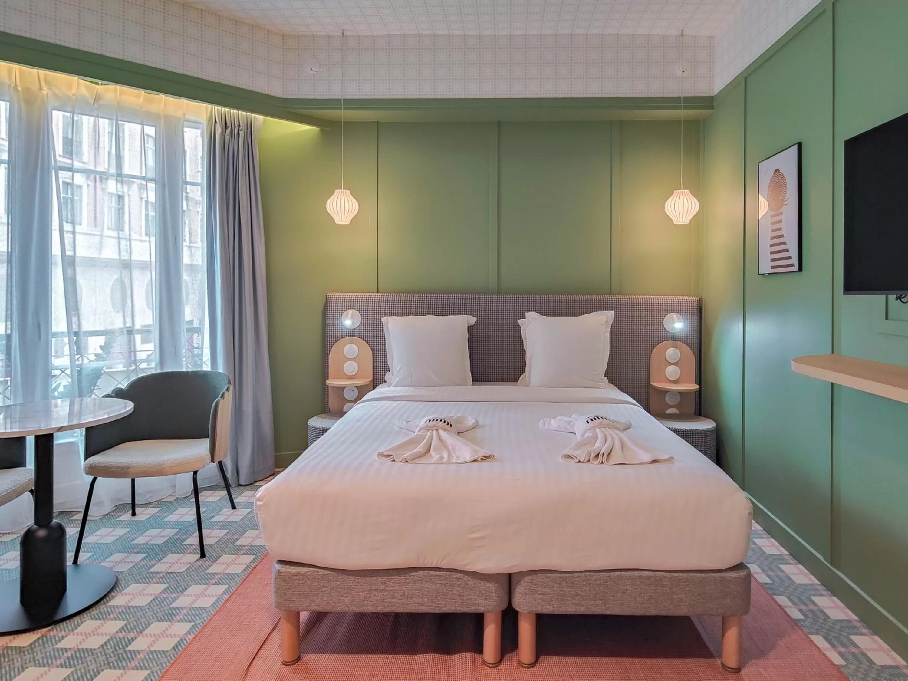 Bed in Hotel Aparthotel AMMI Nice Lafayette