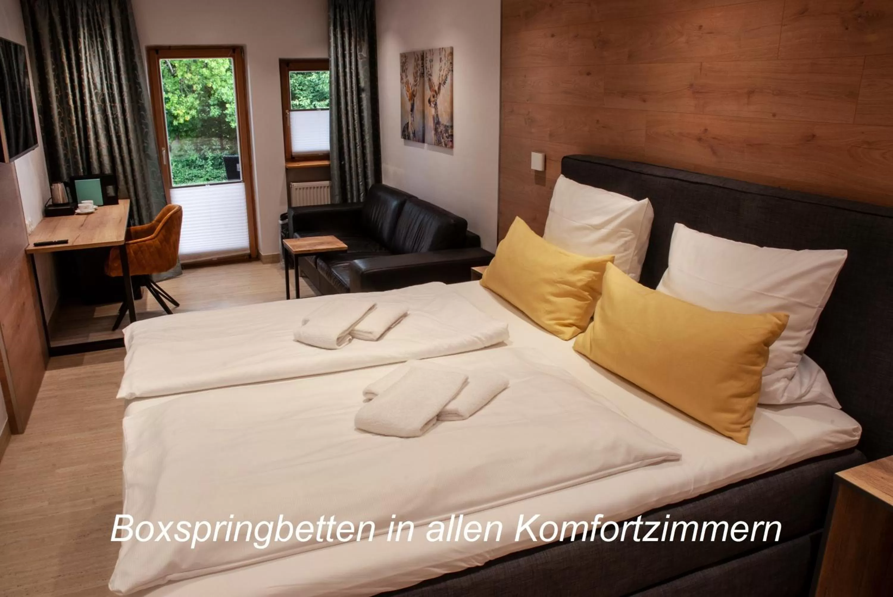 Decorative detail, Bed in Village Hotel Bayerischer Wald