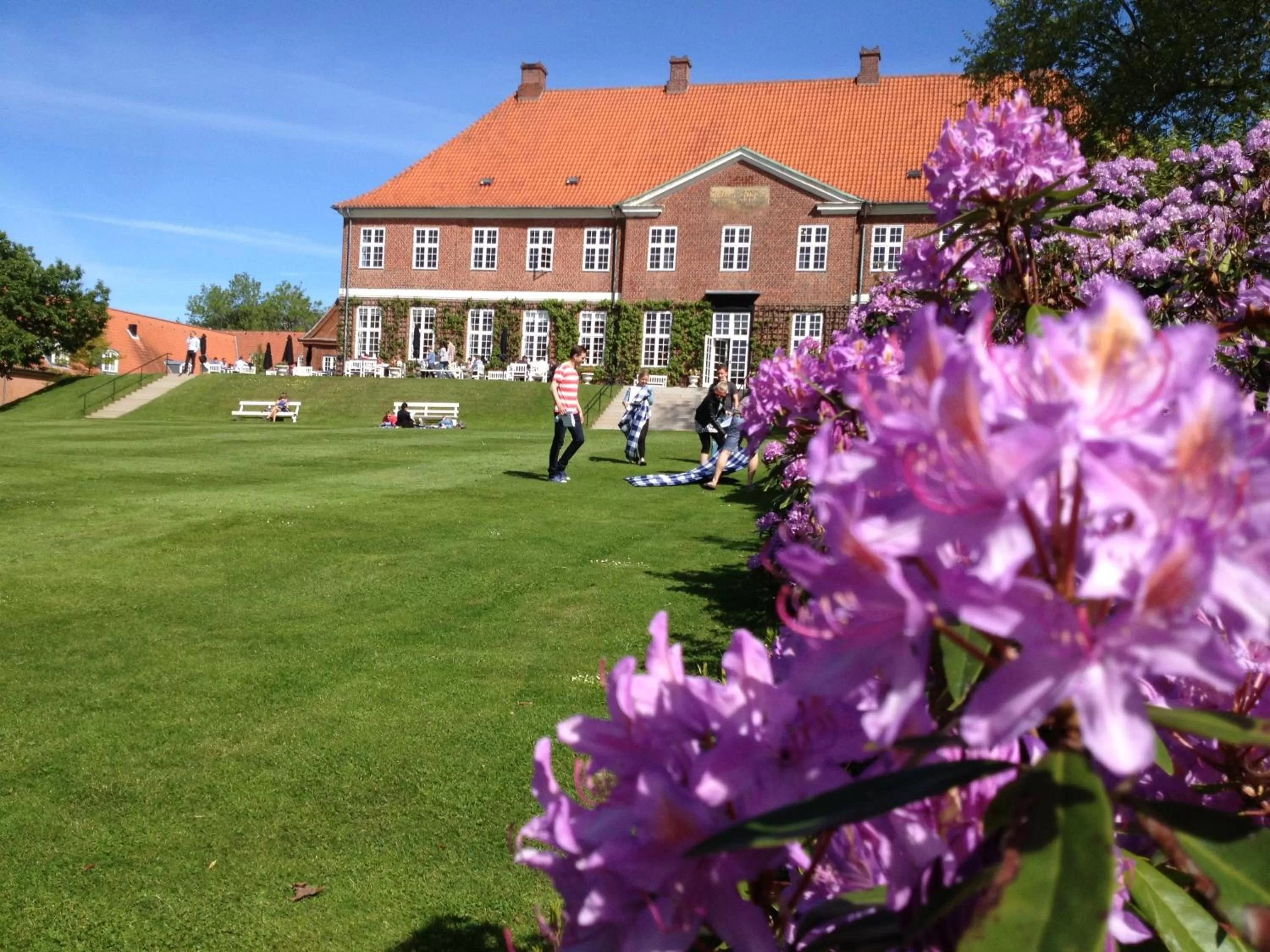 Garden view in Hindsgavl Slot