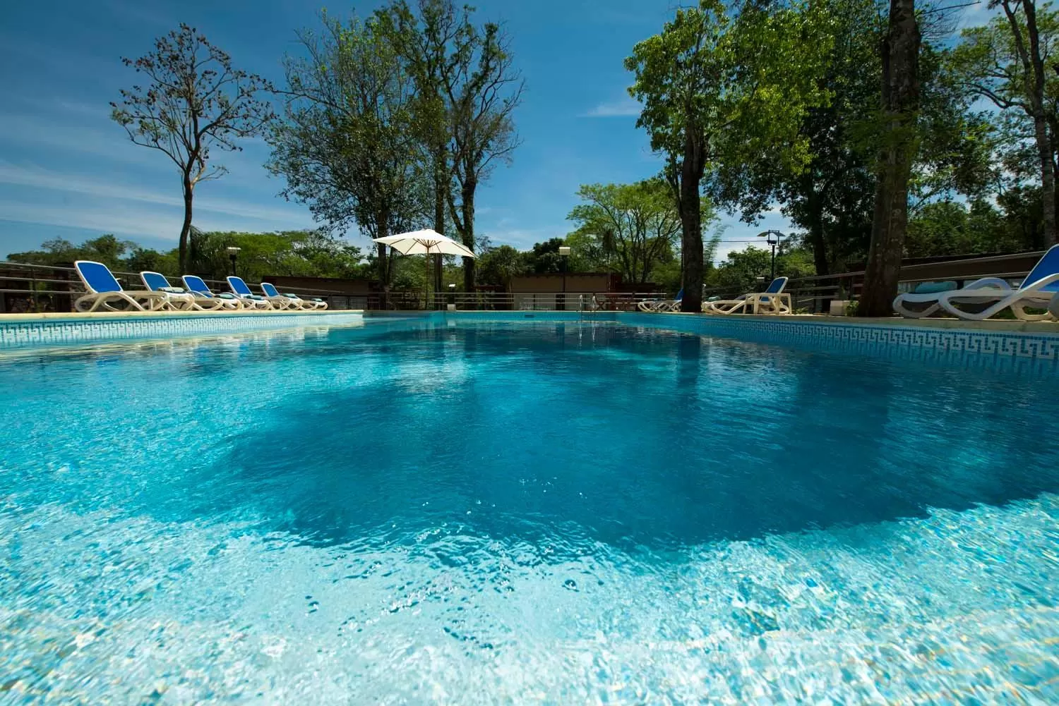 Swimming pool in Gran Hotel Tourbillon & Lodge