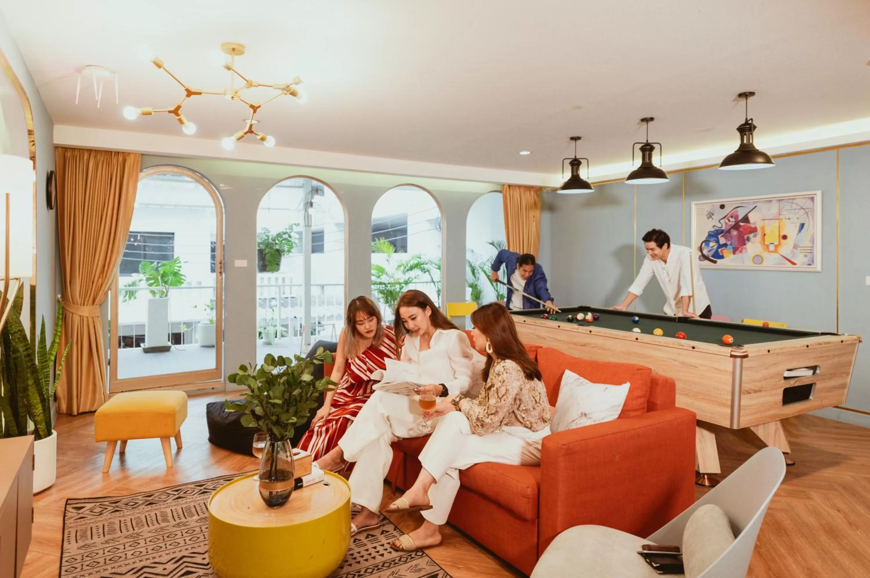 People in Nimit Boutique Hotel