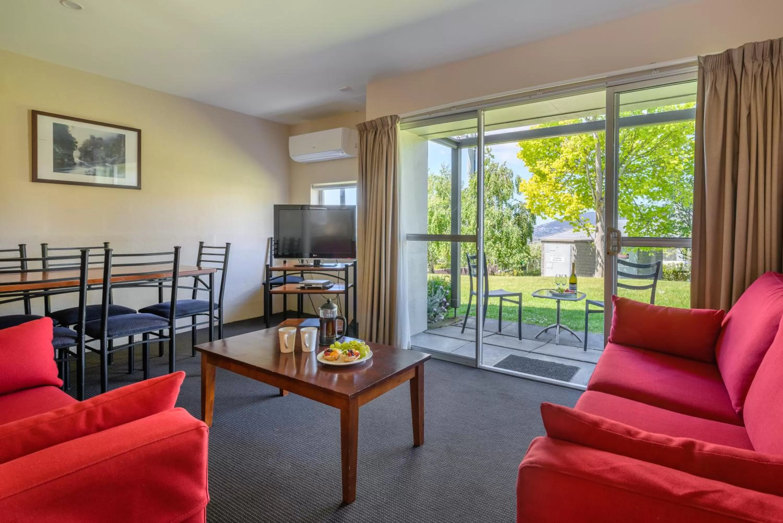 Living room in Bay View Villas