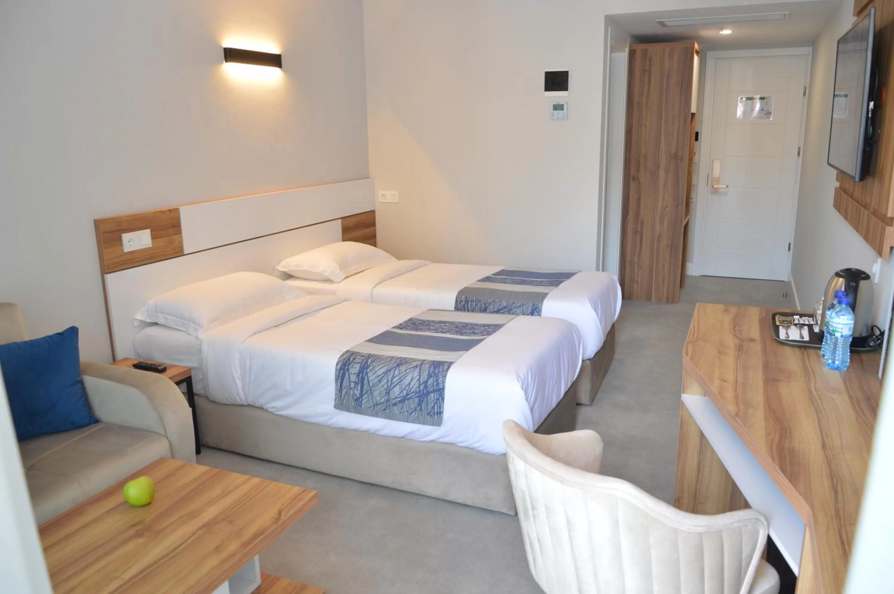 Coffee/tea facilities, Bed in Old Batumi Hotel