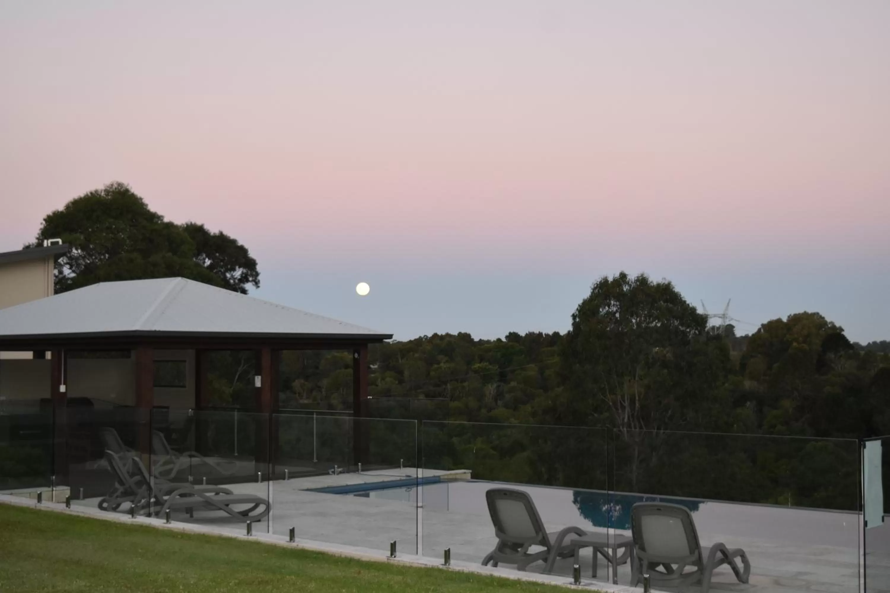 Pool view in Mapleton Springs