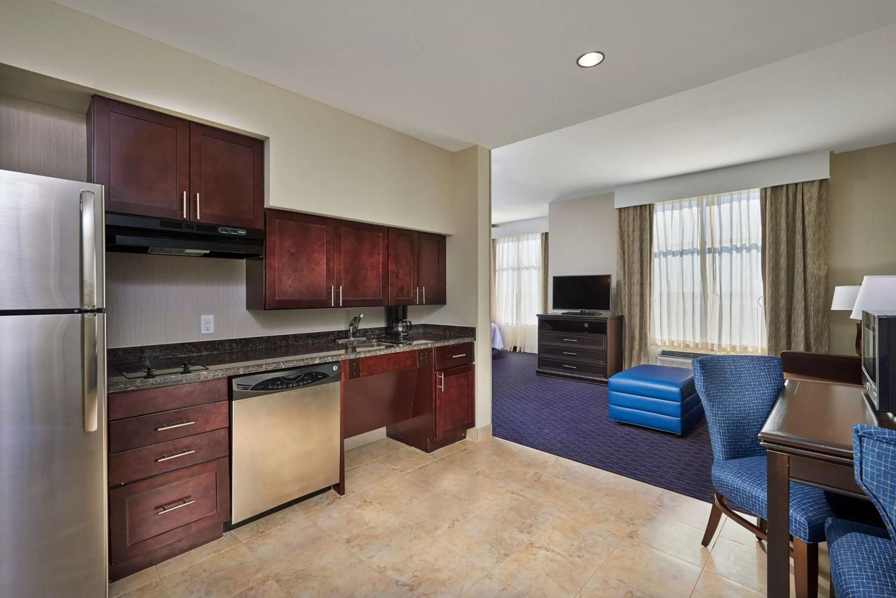 Kitchen or kitchenette in Homewood Suites Odessa