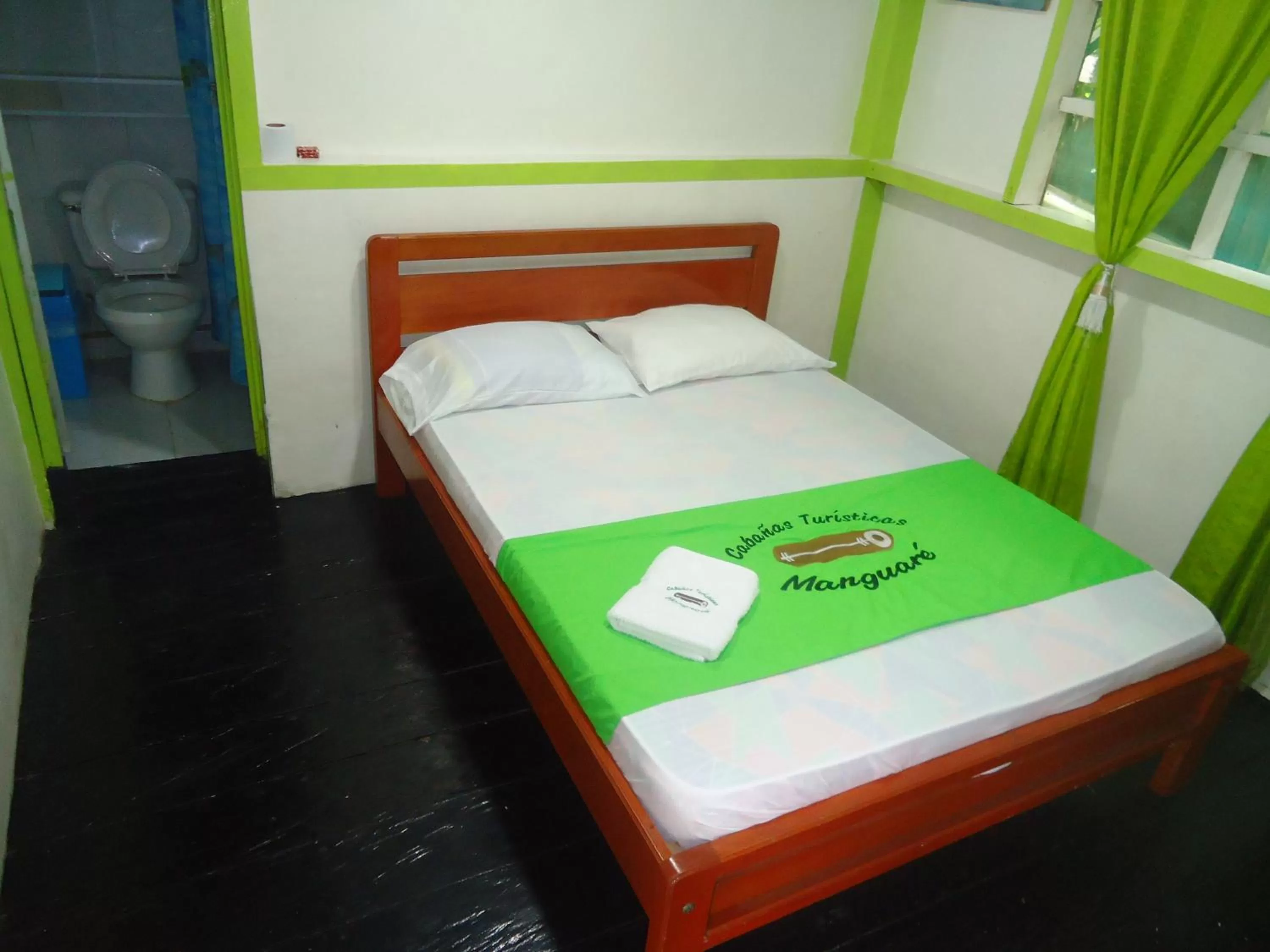 Decorative detail, Bed in Ecocabañas Manguare