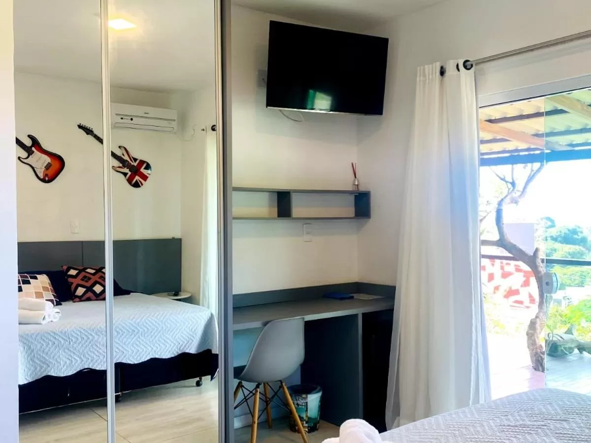 Bed in Pousada Vila de Monaco