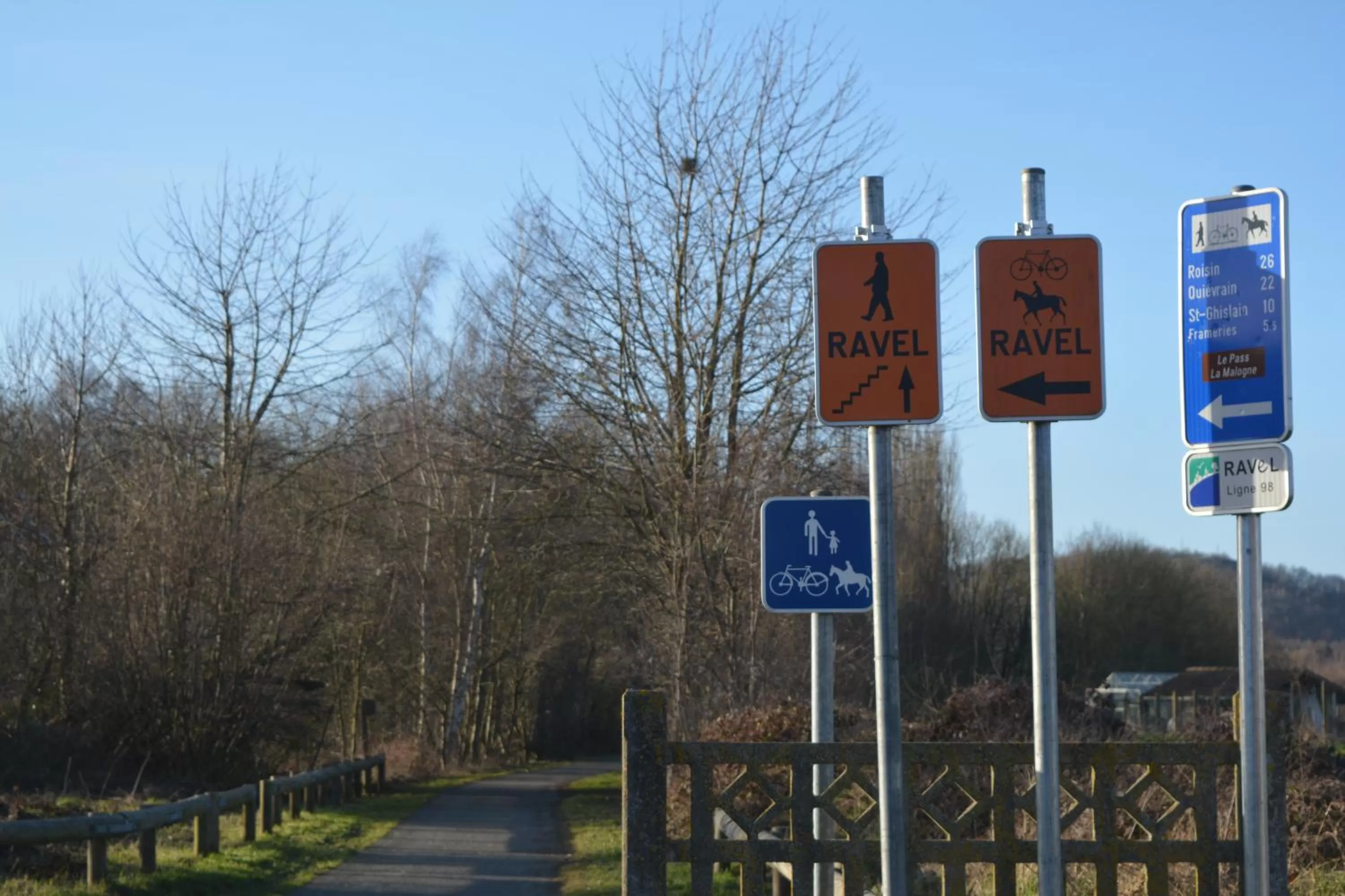 Natural landscape in B&B A la Malogne
