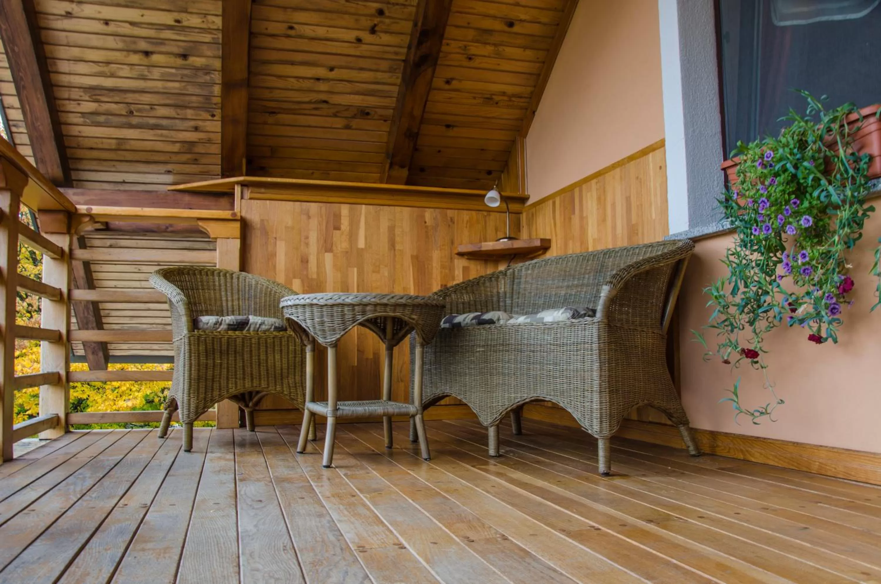 Balcony/Terrace in Miškar Rooms