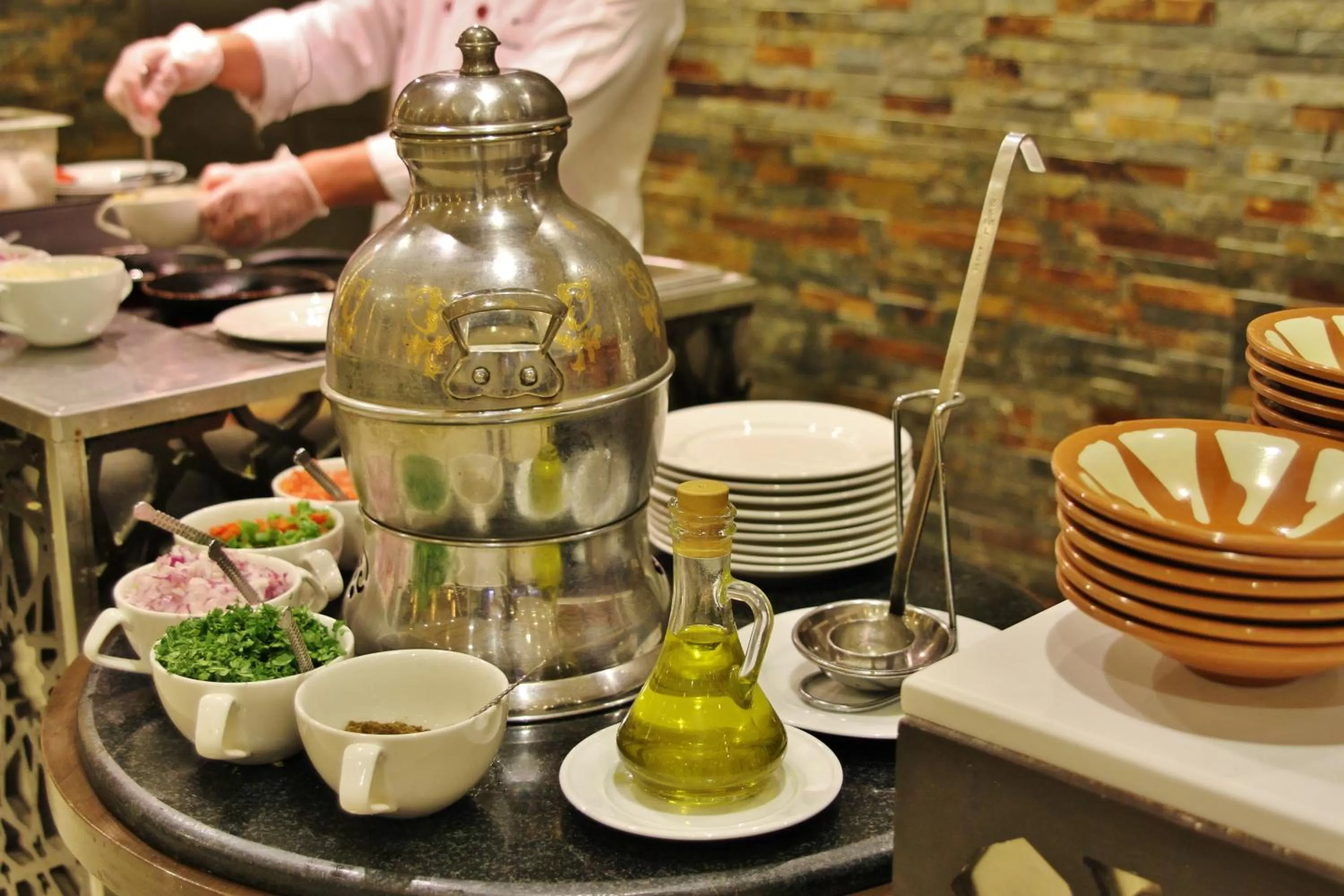 Breakfast in Carawan Al Fahad Hotel