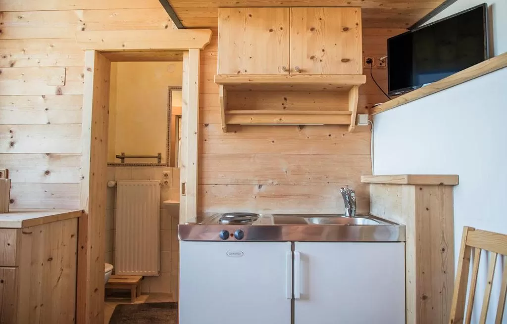 Hocheckhuette On Top of the Kitzbuehel Hahnenkamm Mountain