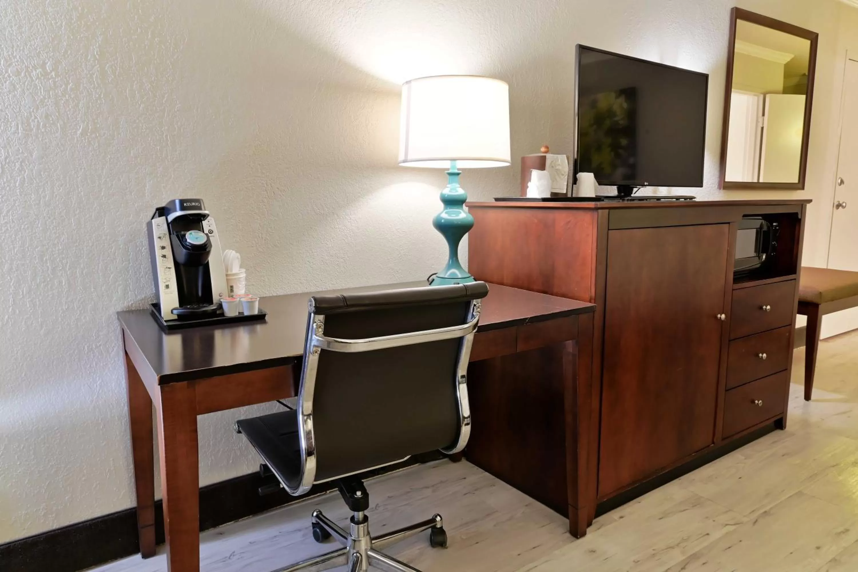 King ADA Roll-In Shower Non-Smoking in Wyndham Garden Summerville