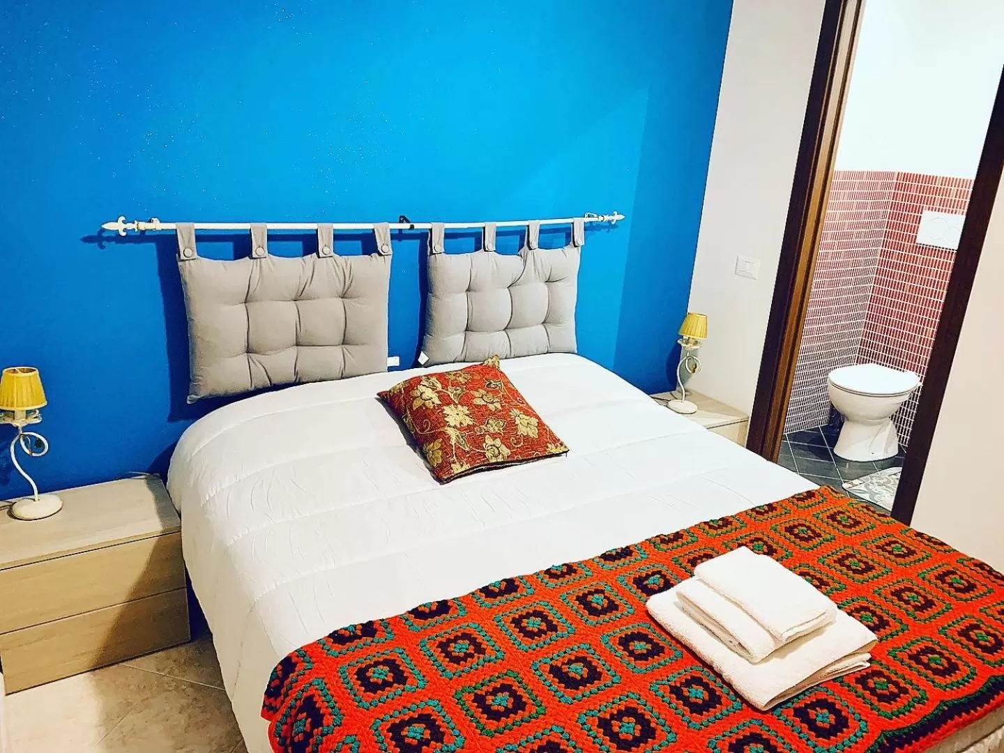 Bed in Mary Louise B&B