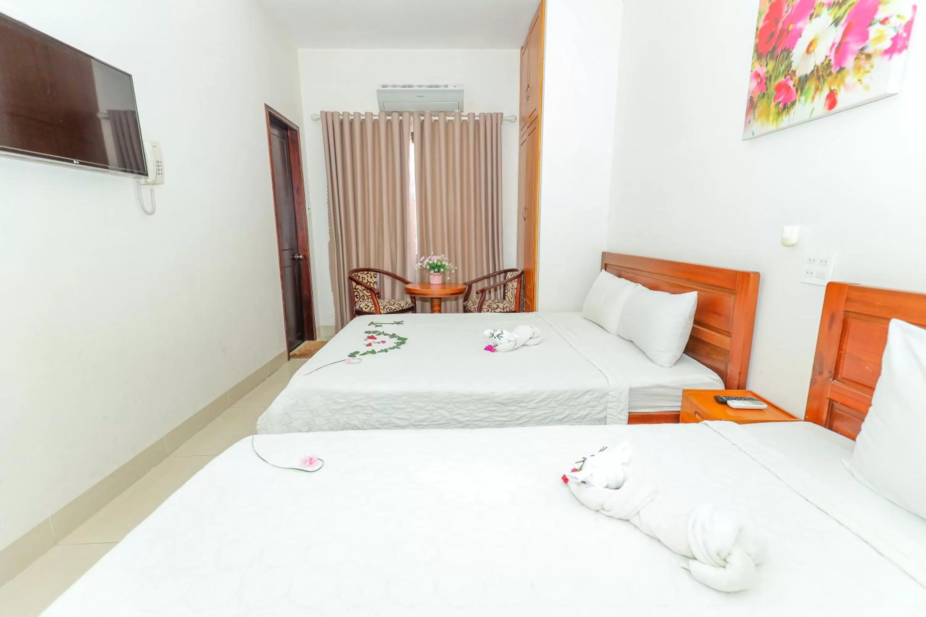 Bed in Ciao Hồng Phúc Hotel