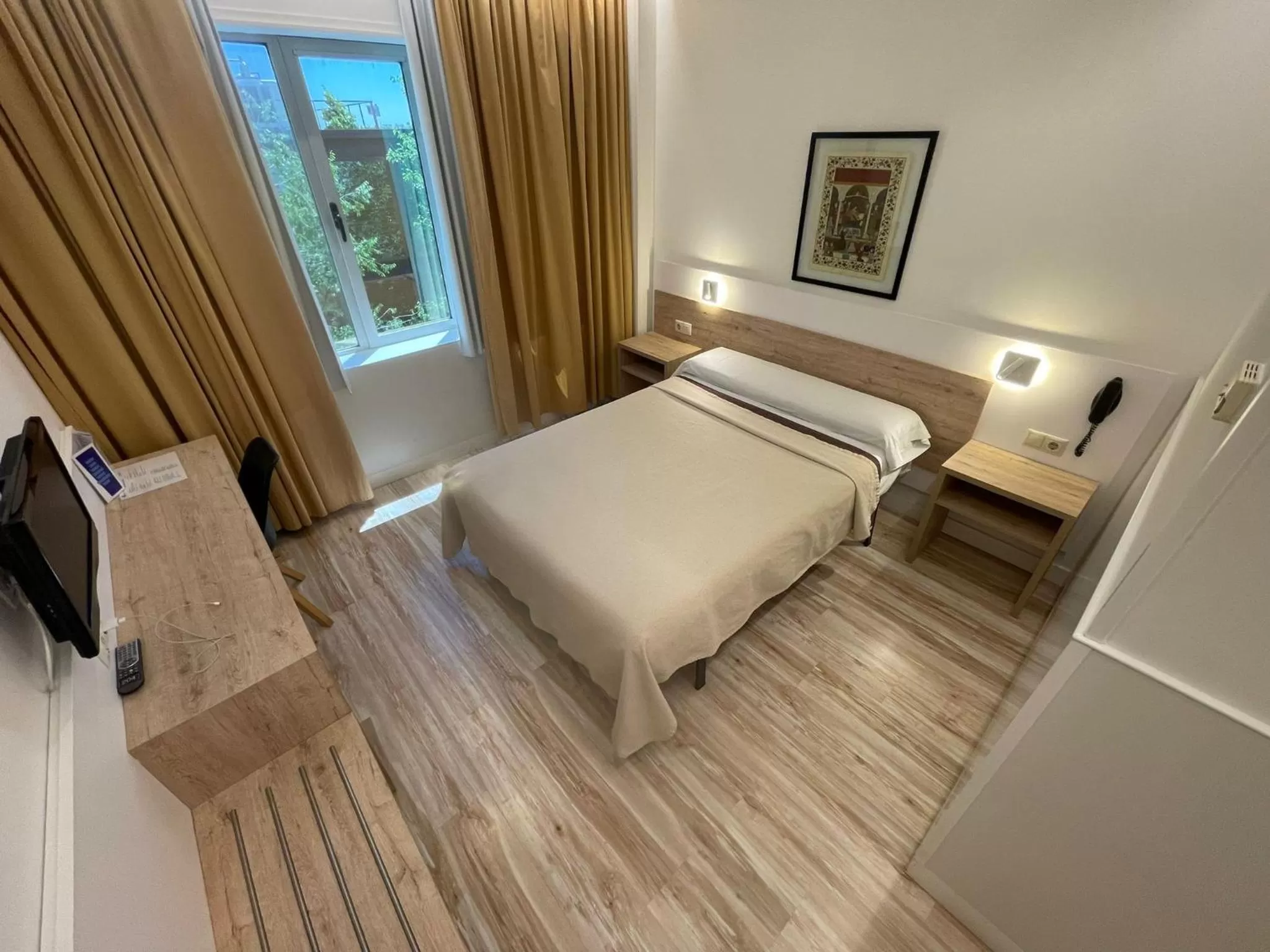 Bed in Hotel Concordy