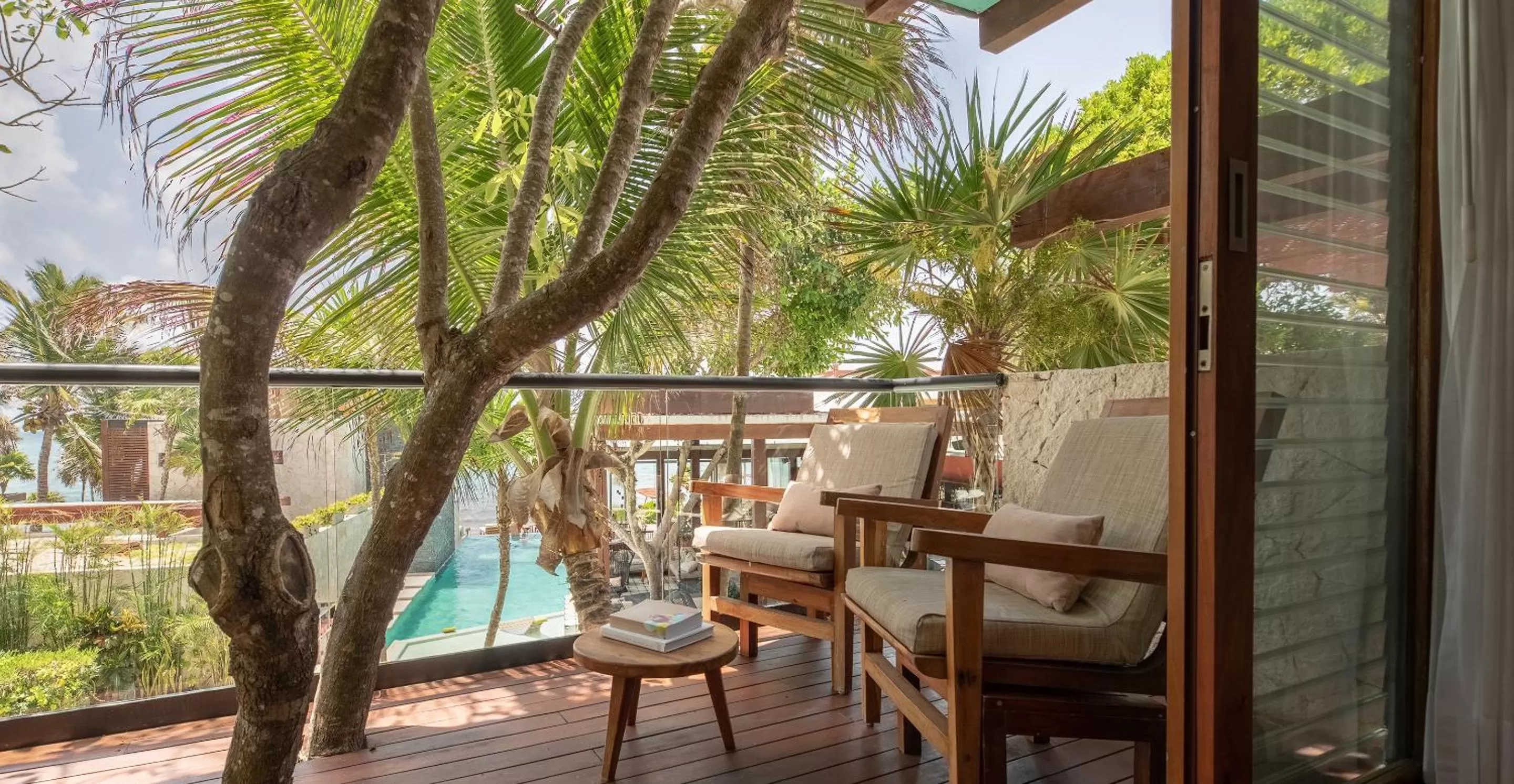 Living room in Mi Amor Tulum, a Small Luxury Hotel