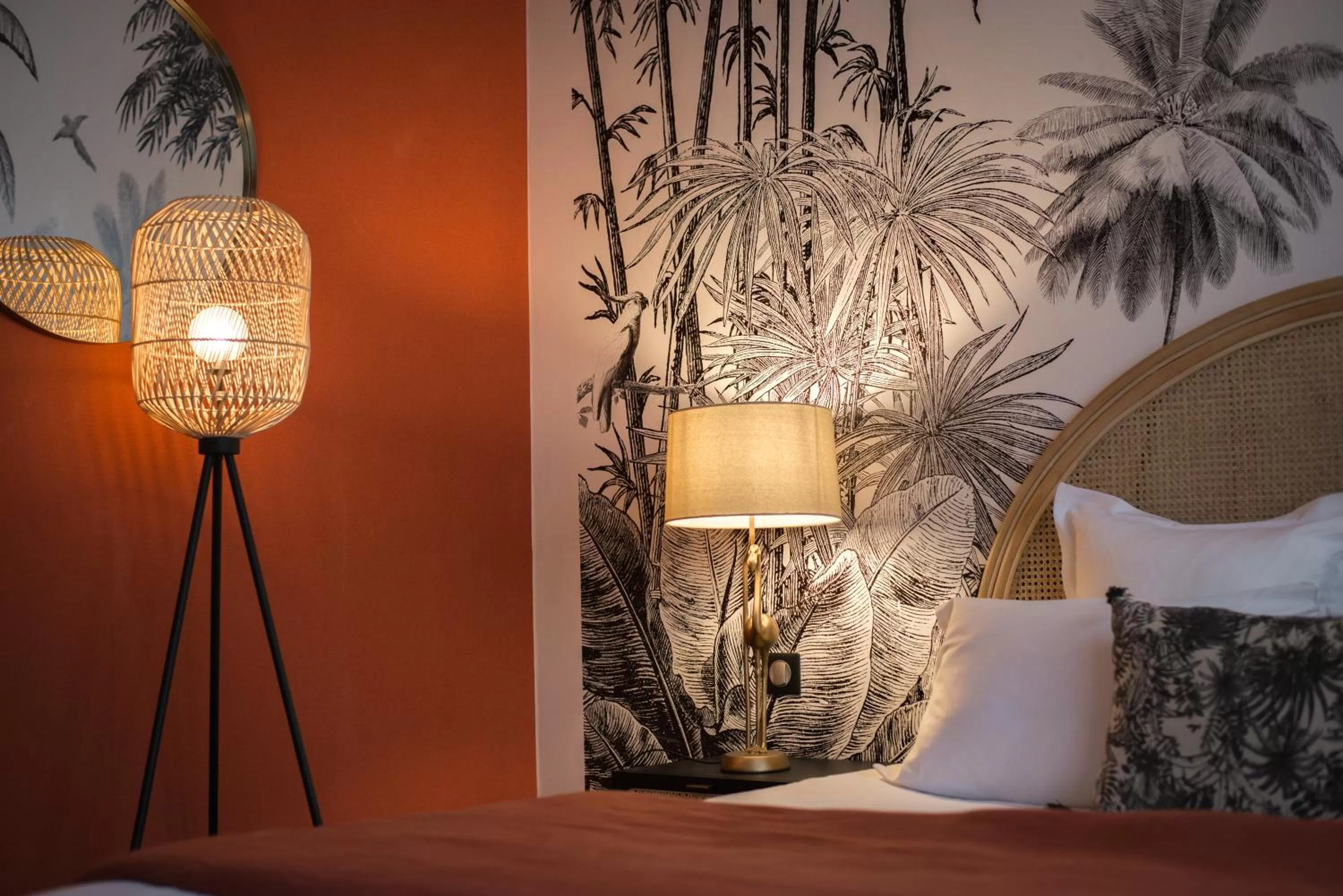 Bedroom, Bed in Hôtel Restaurant Vaillant Colmar Nord