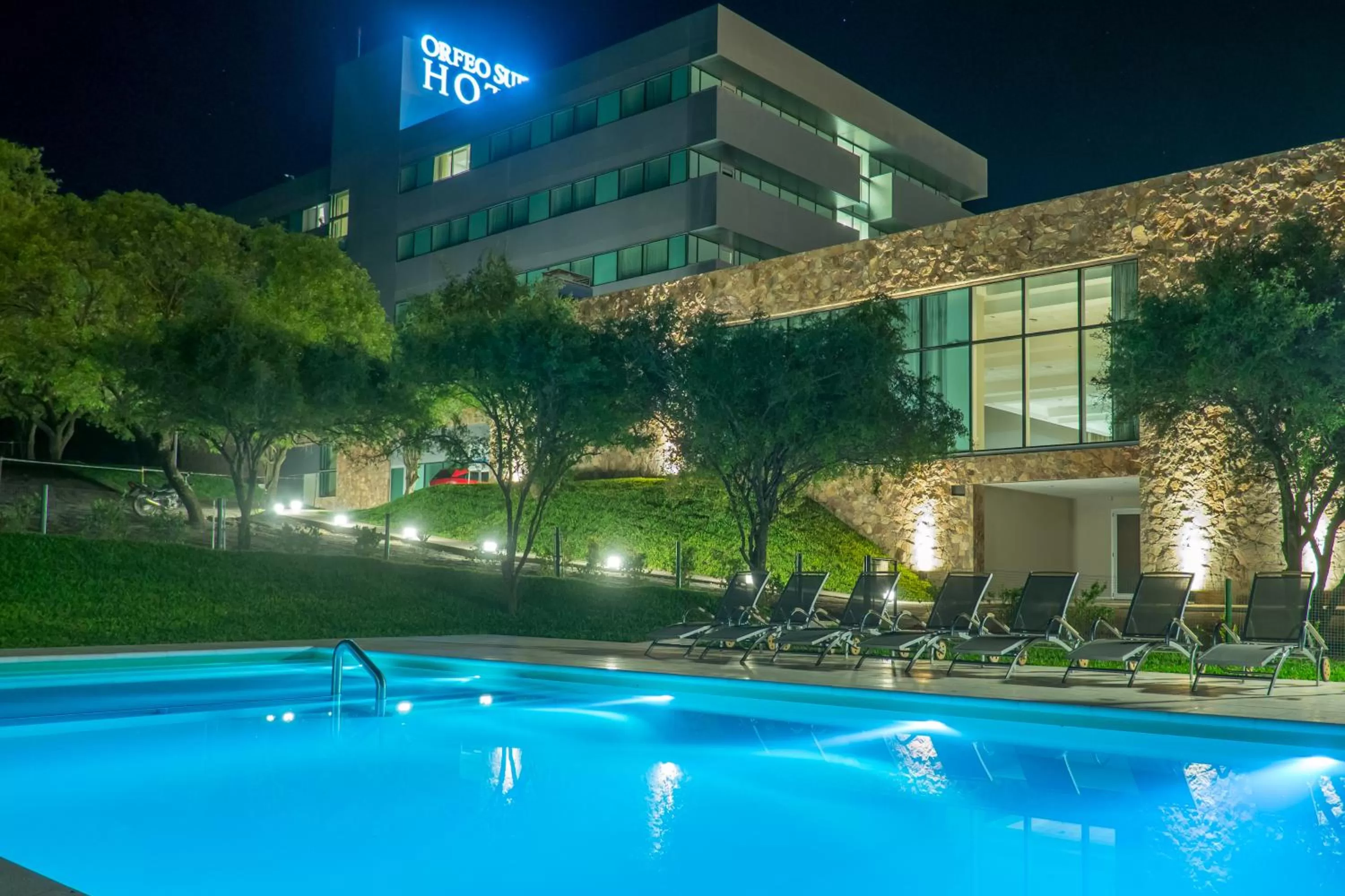 Property building in Orfeo Suites Hotel Sierras Chicas