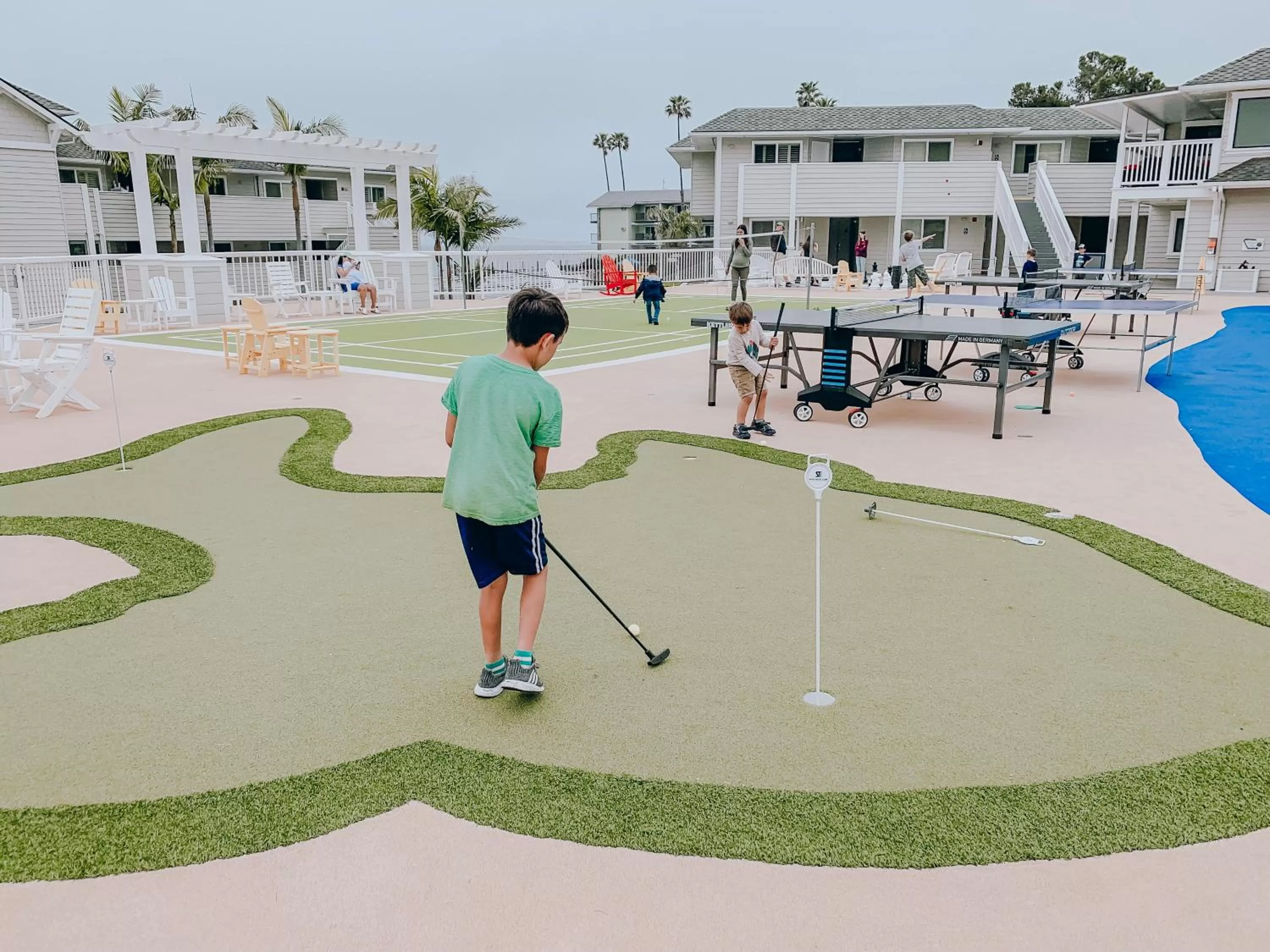 Minigolf in Pismo Lighthouse Suites