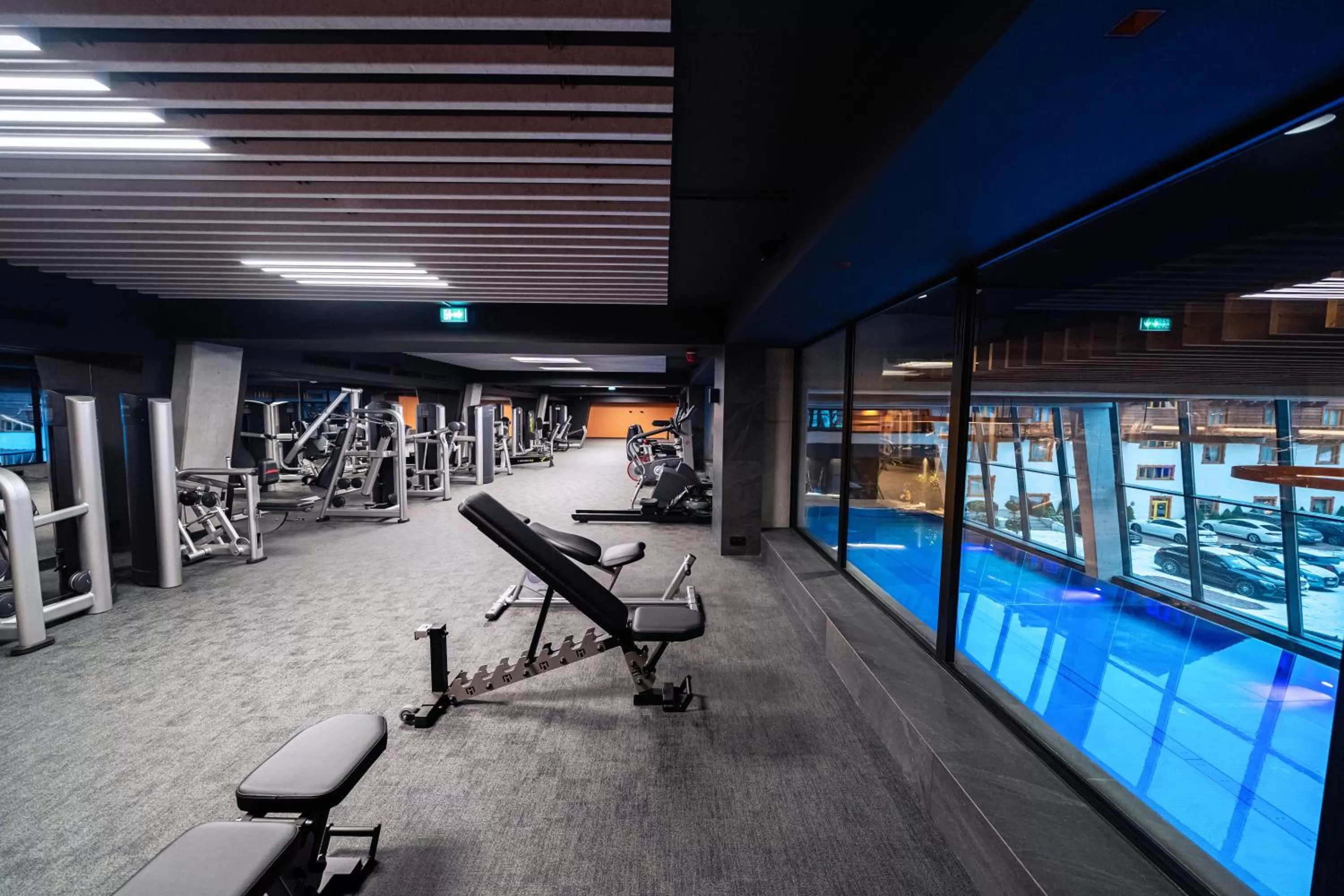 Fitness centre/facilities in Hotel META Resort & Vine SPA