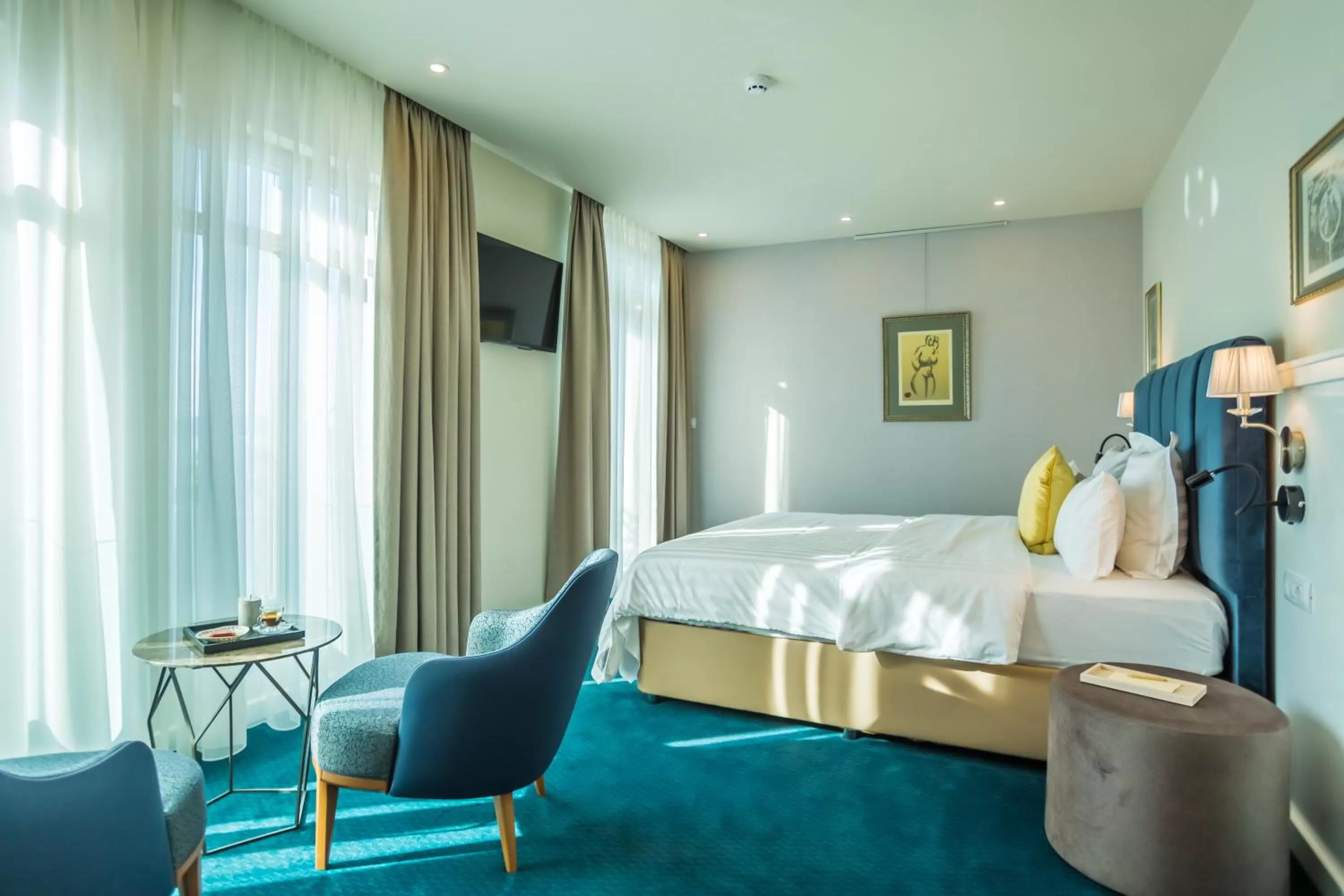 Photo of the whole room, Bed in Hotel Residence Promenade