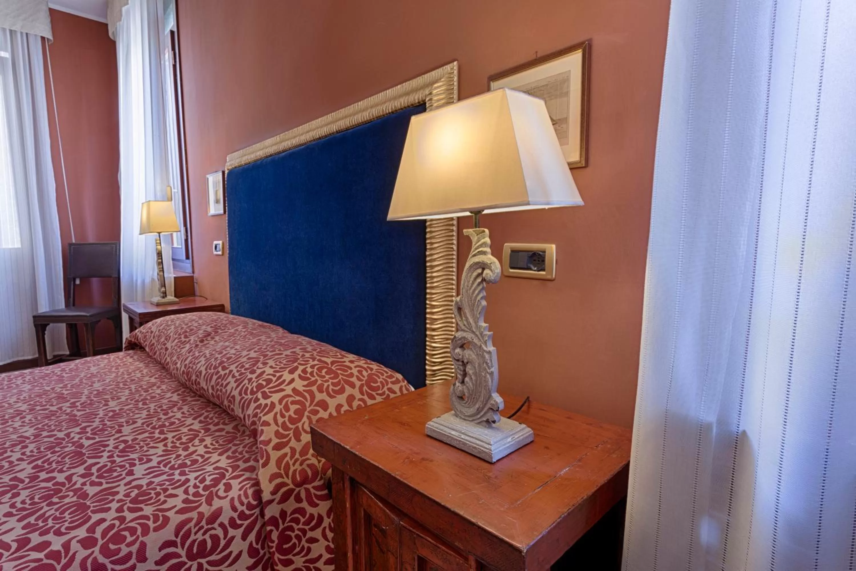 Decorative detail, Bed in Hotel Guerrato