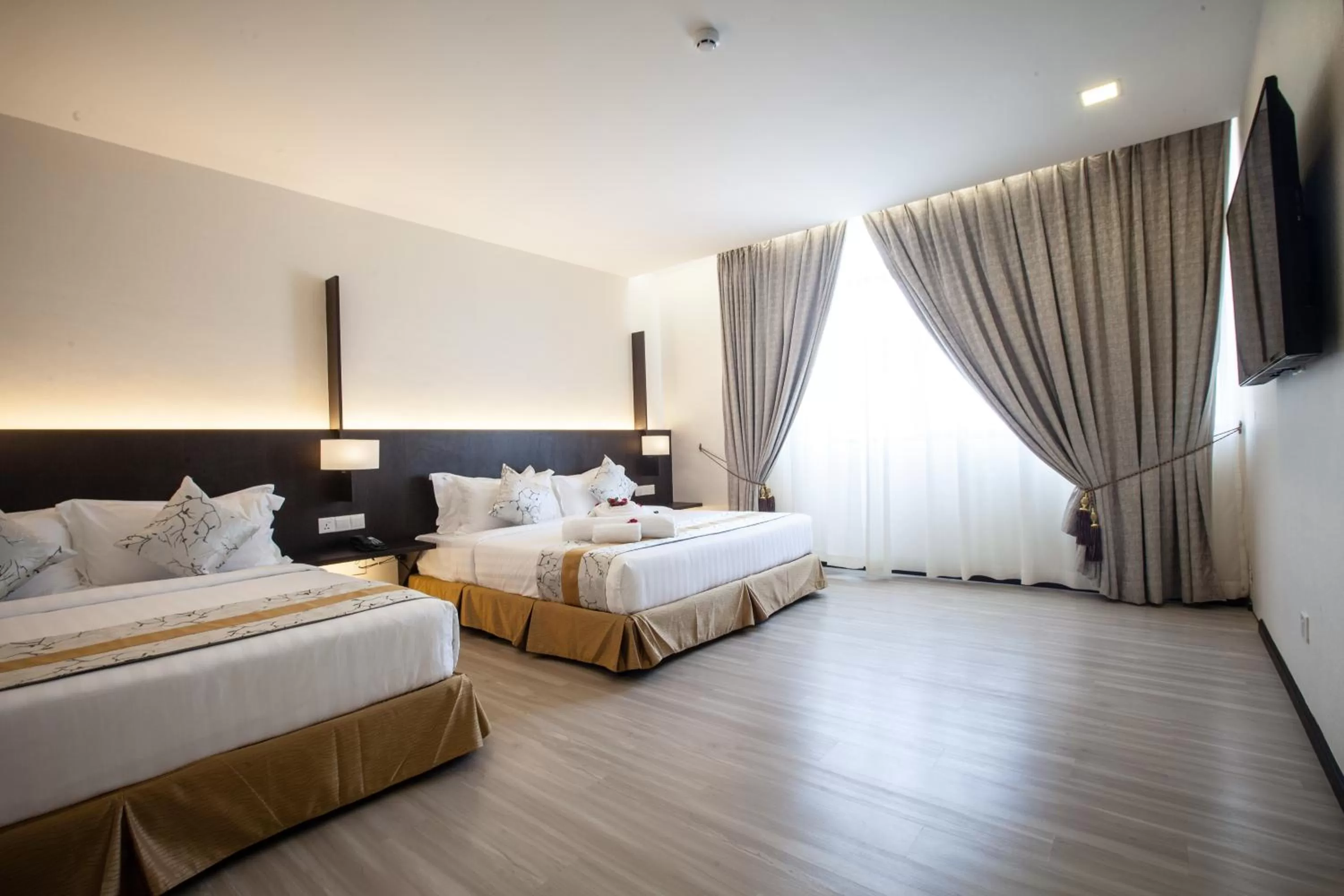 Bed in Amamas Boutique Hotel Kuching