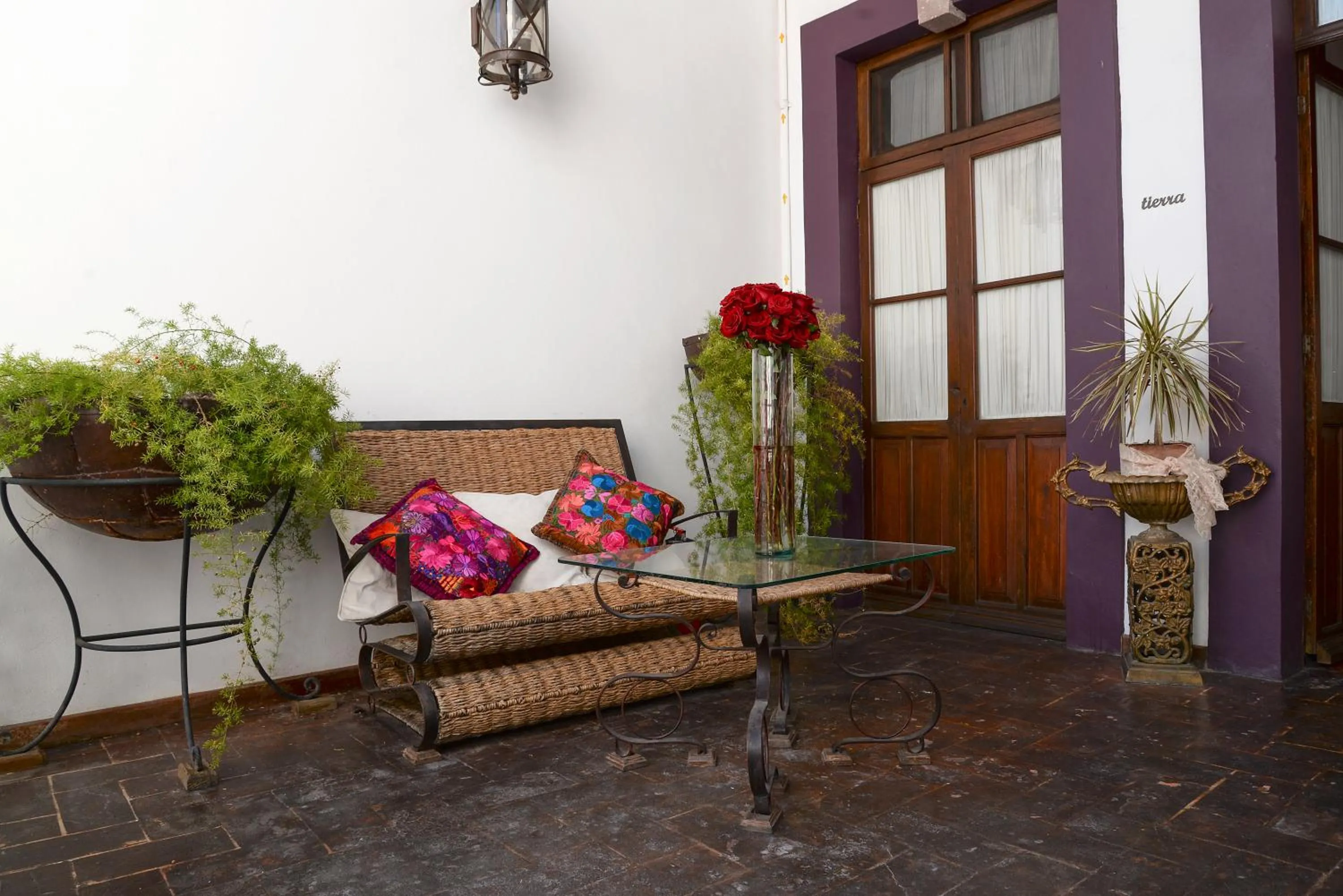 Balcony/Terrace in El Serafin Hotel Boutique