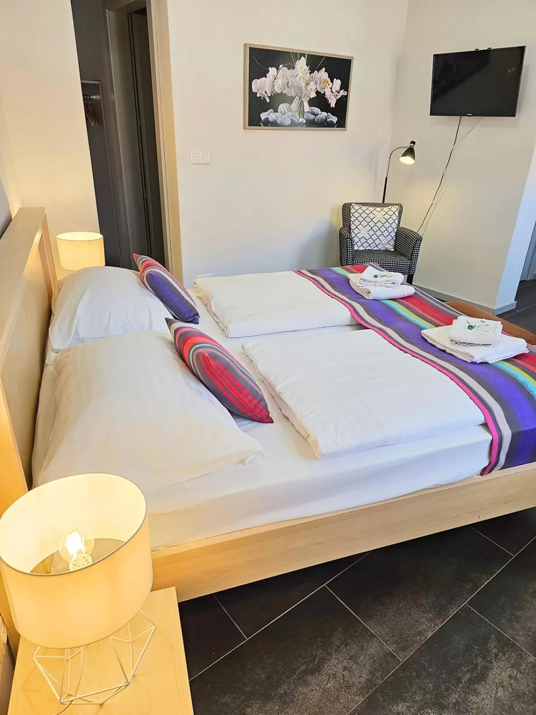 Bedroom, Bed in Historic Centre Residence