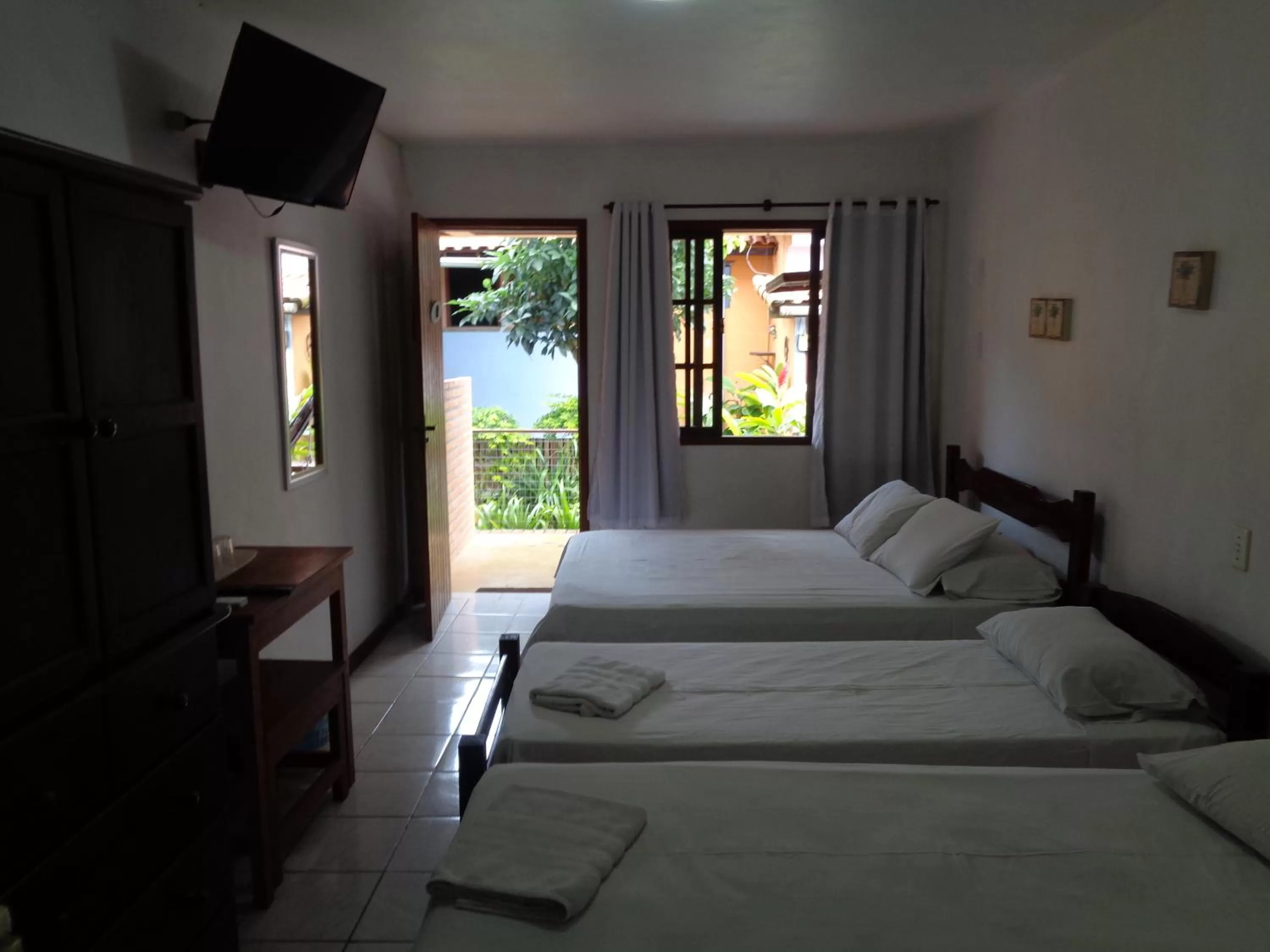 Bed in Pousada Barcarola