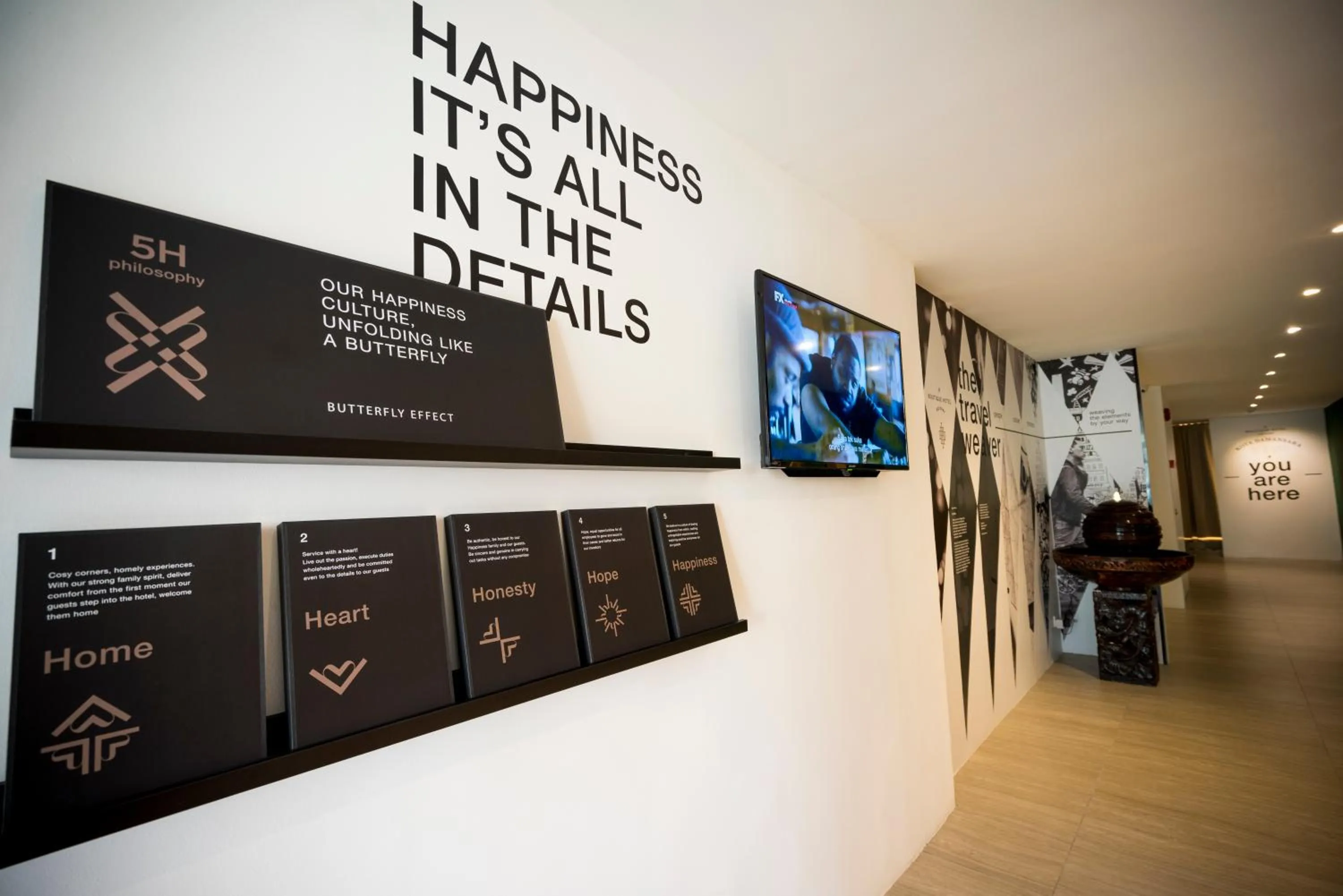 Decorative detail in H Boutique Hotel Xplorer Kota Damansara